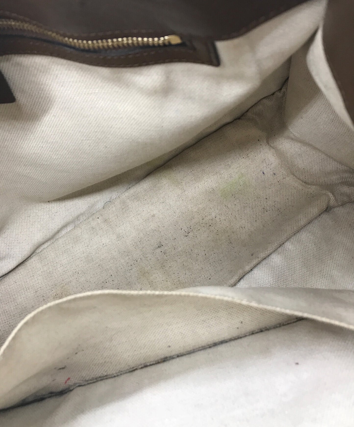 [Pre-owned] GUCCI Horsebit 1955 canvas tote bag 623694