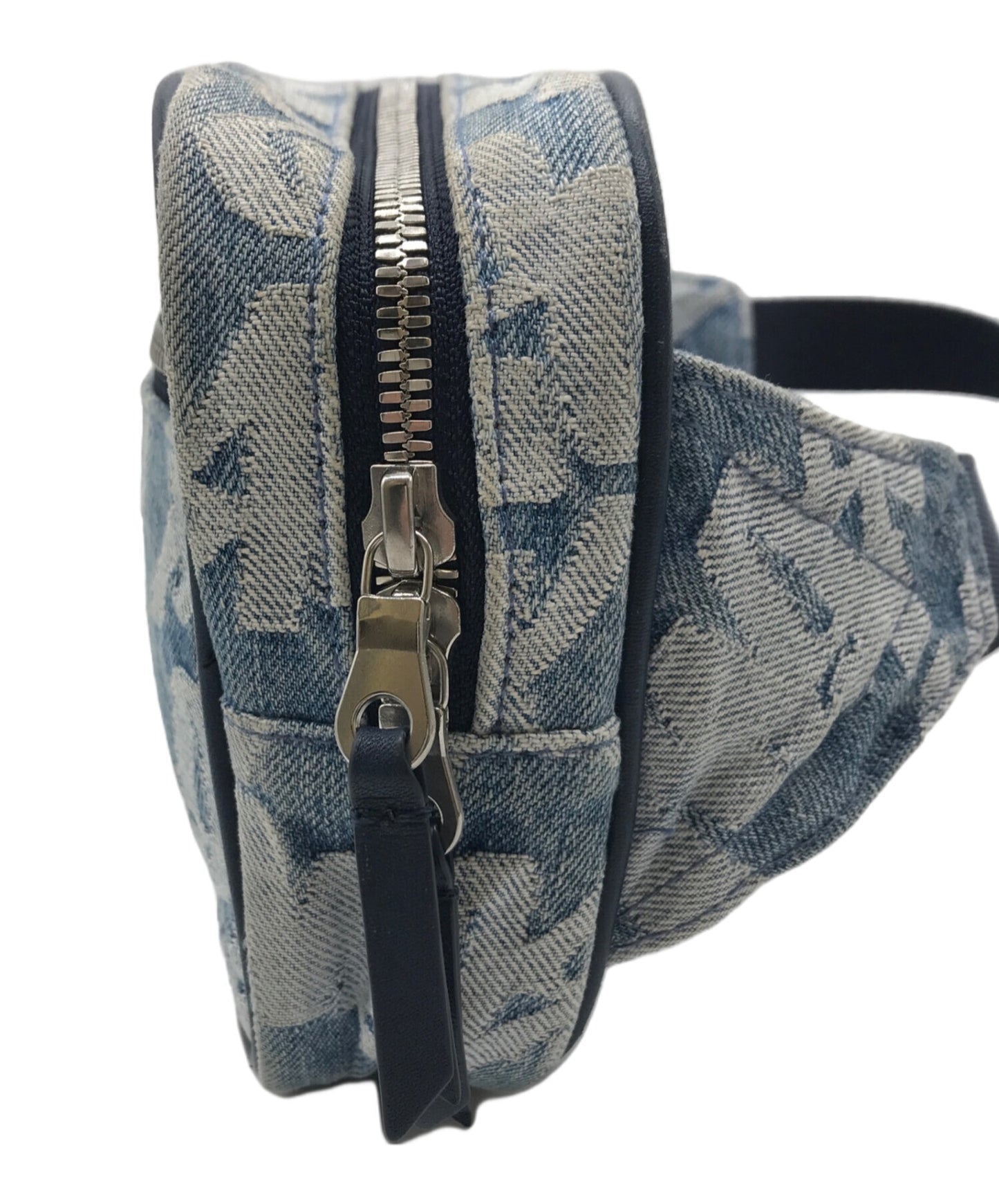 [Pre-owned] SUPREME Fat Tip Jacquard Denim Waist Bag