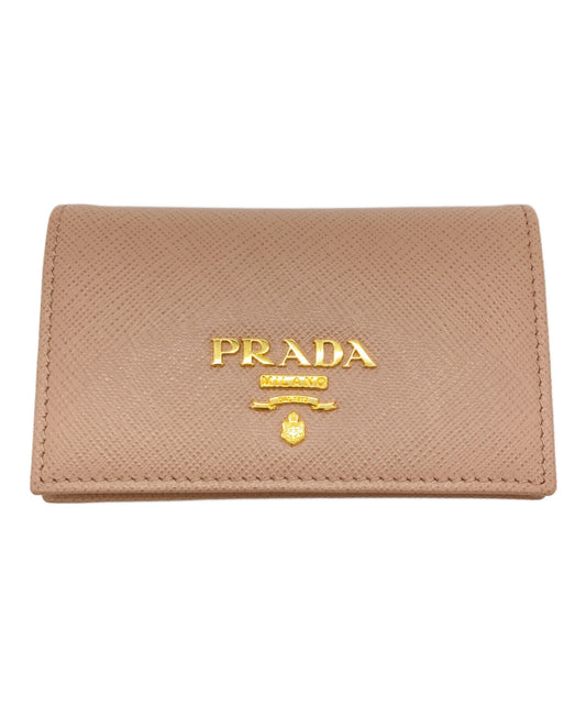 [Pre-owned] PRADA Saffiano card case 1MC122
