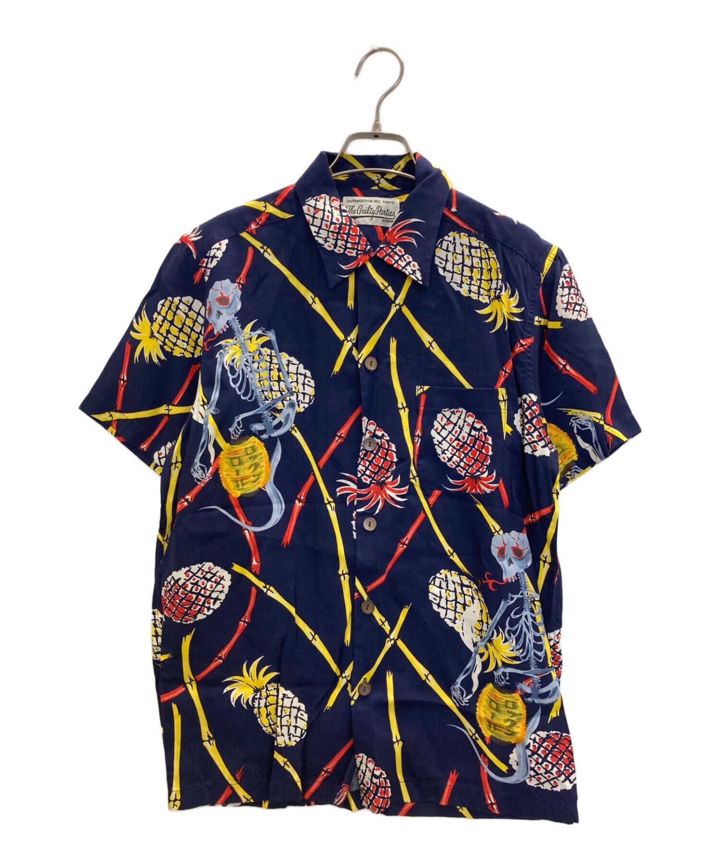 [Pre-owned] WACKO MARIA "PRINTED MONSTER" S/S HAWAIIAN SHIRT (TYPE-2)