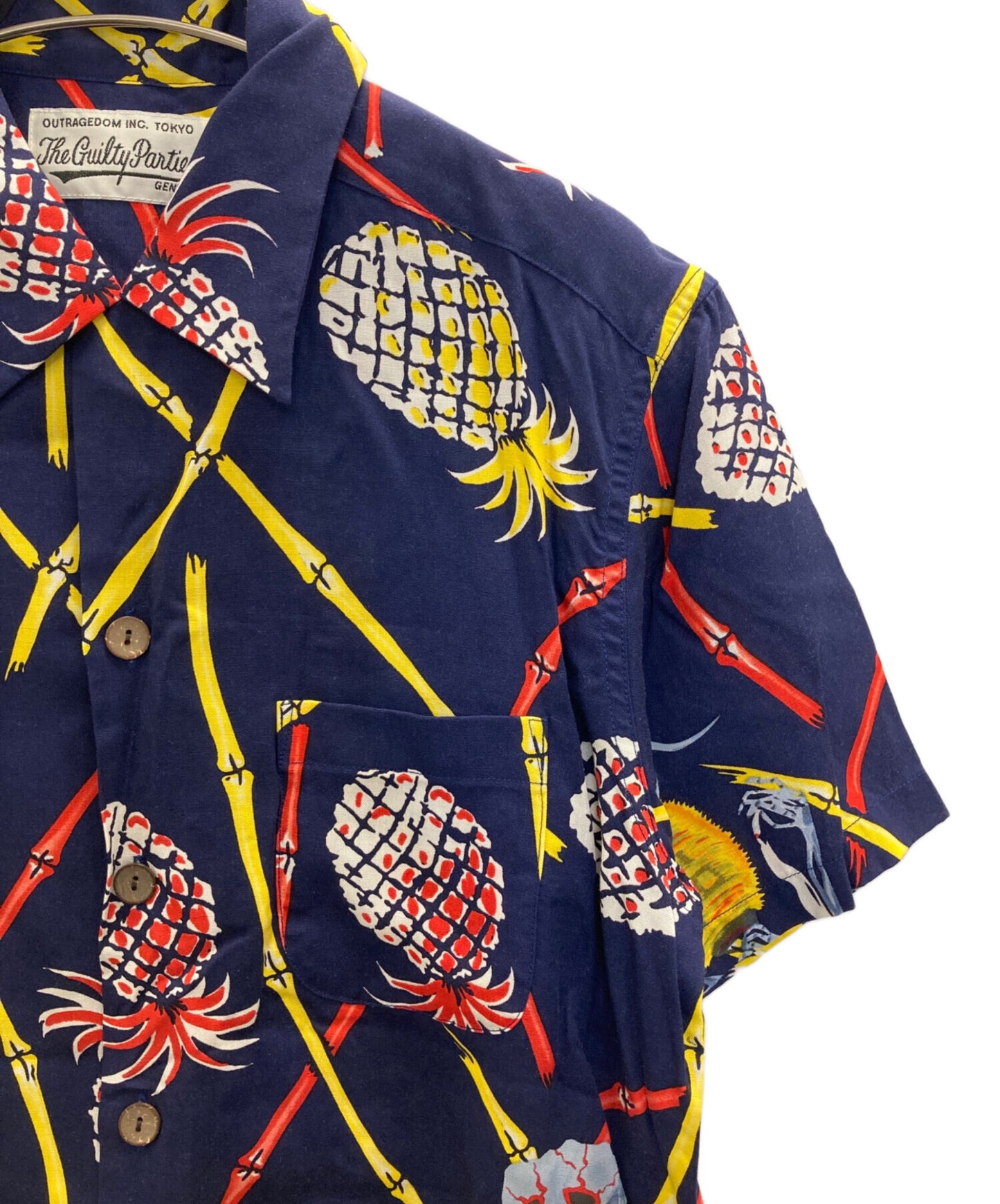 [Pre-owned] WACKO MARIA "PRINTED MONSTER" S/S HAWAIIAN SHIRT (TYPE-2)