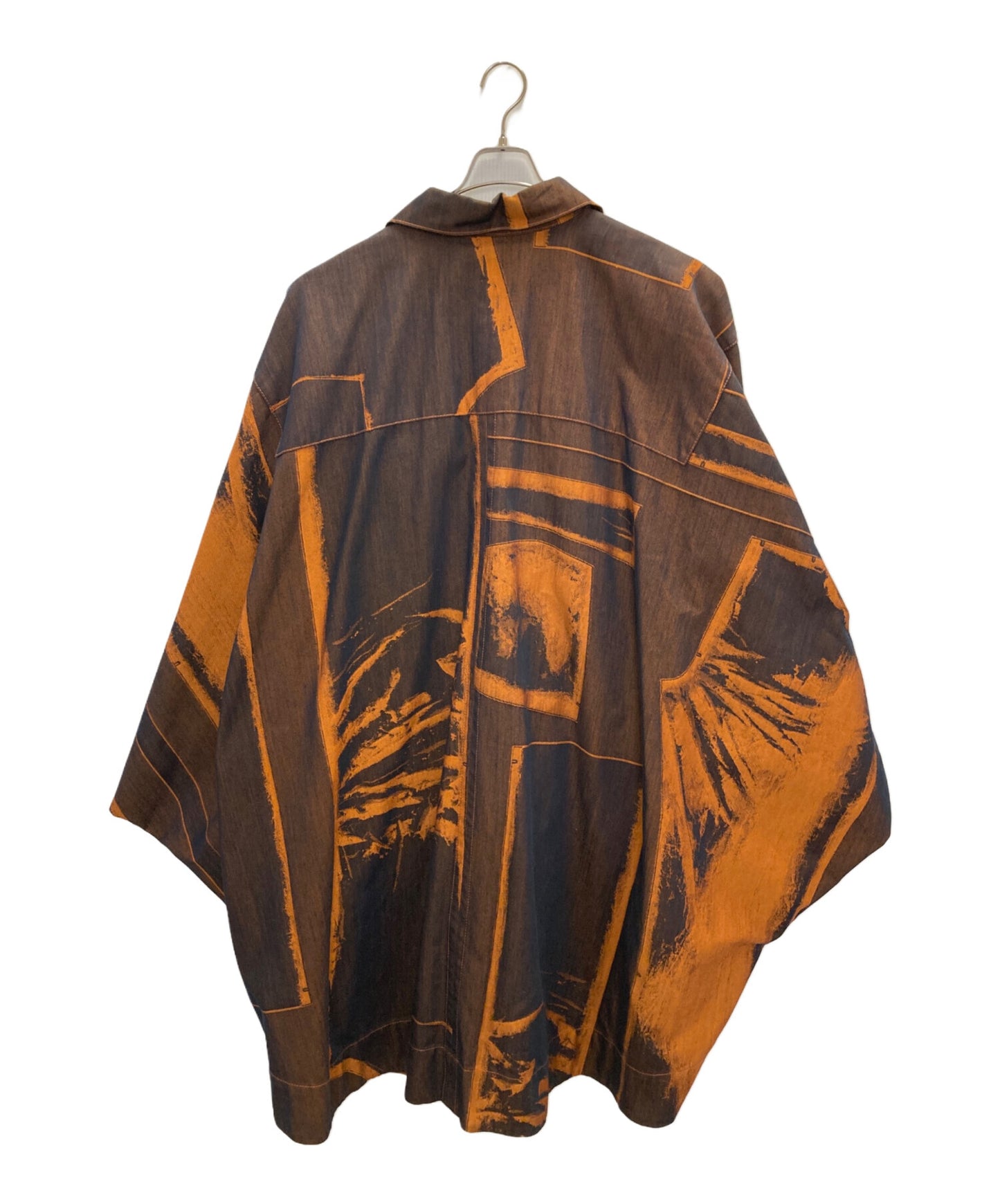 [Pre-owned] ISSEY MIYAKE MEN Denim Dolman Long Coat ME03FA007