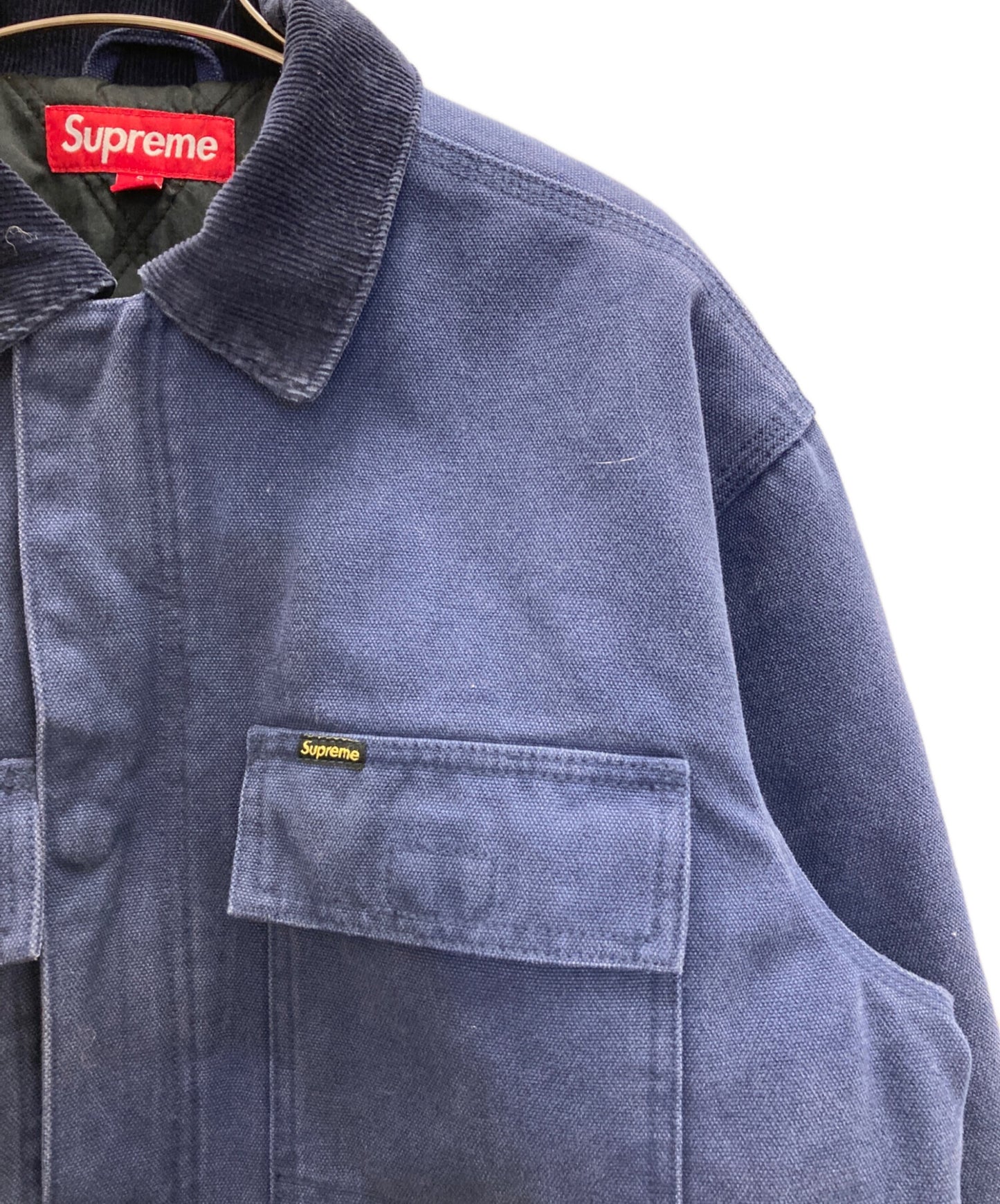 [Pre-owned] SUPREME Old English Canvas Work Jacket