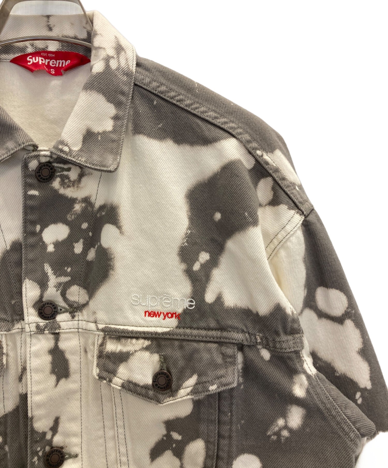 Pre-owned] SUPREME Denim Trucker Jacket (Bleached) – Archive Factory