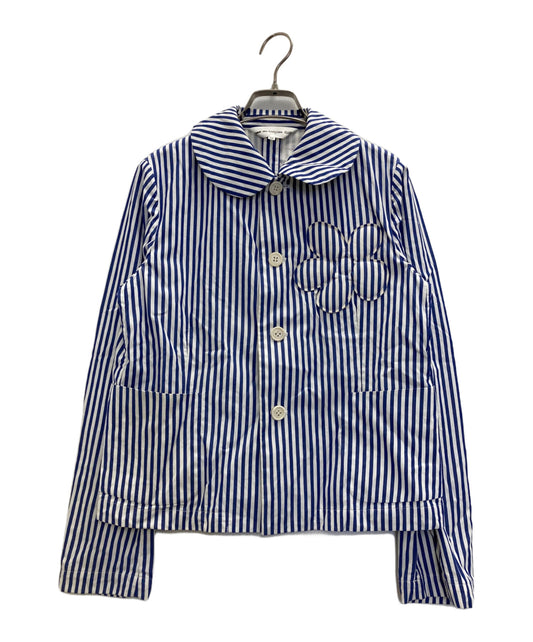 [Pre-owned] COMME des GARCONS GIRL Flower Stripe Design Jacket NM-J009