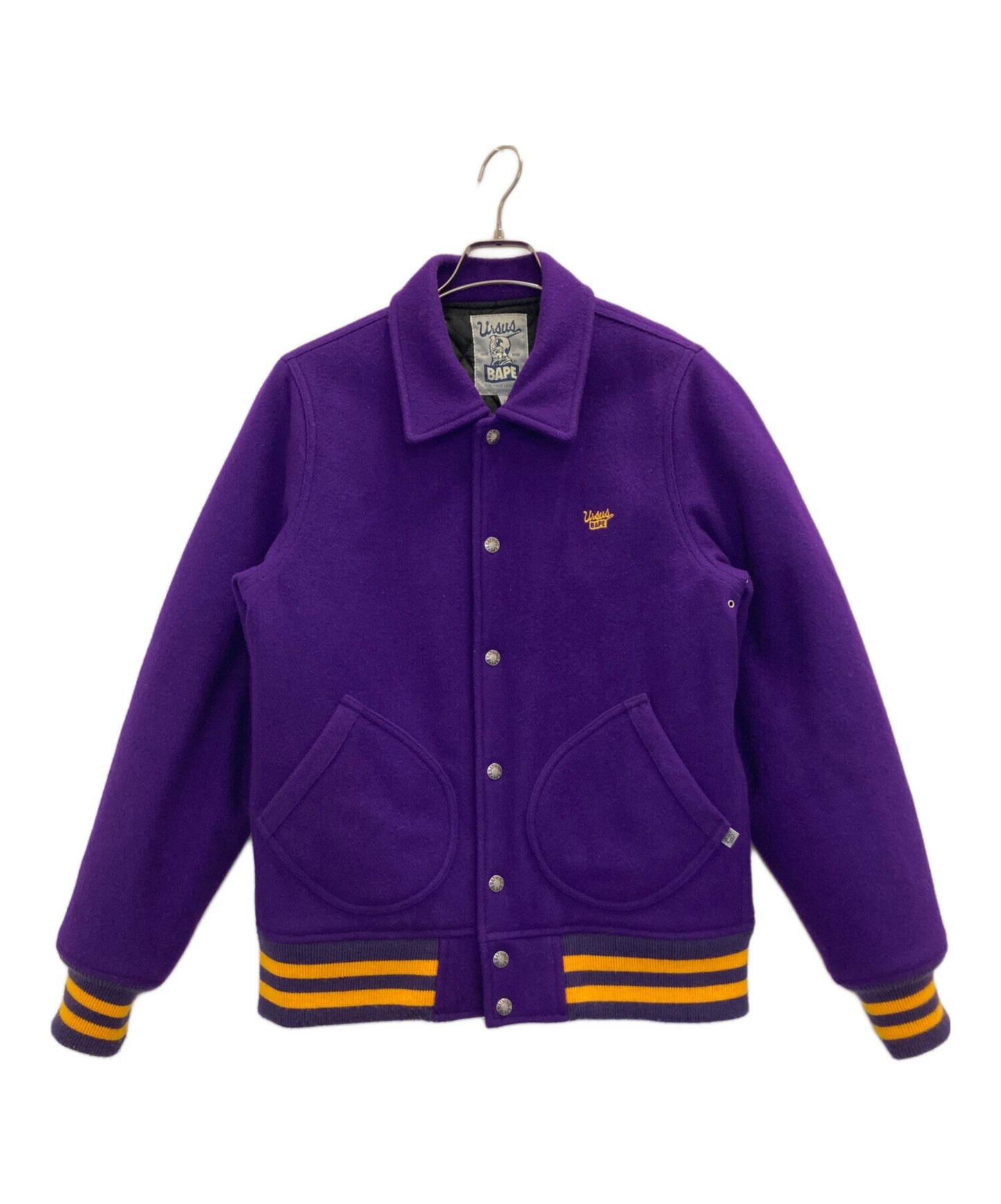 [Pre-owned] A BATHING APE wool stadium jacket