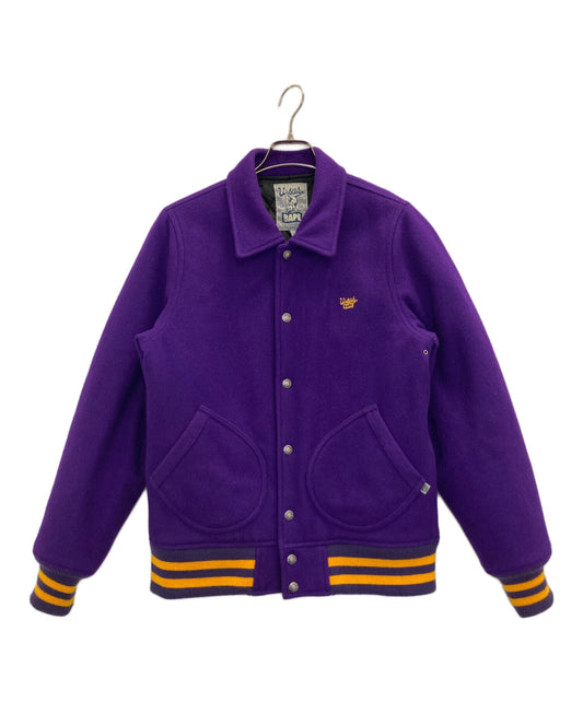 [Pre-owned] A BATHING APE wool stadium jacket