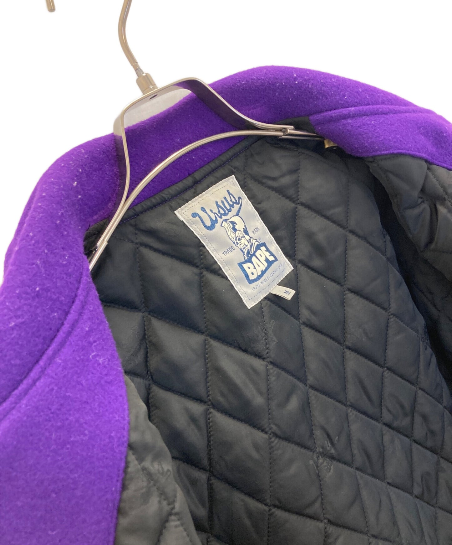 [Pre-owned] A BATHING APE wool stadium jacket