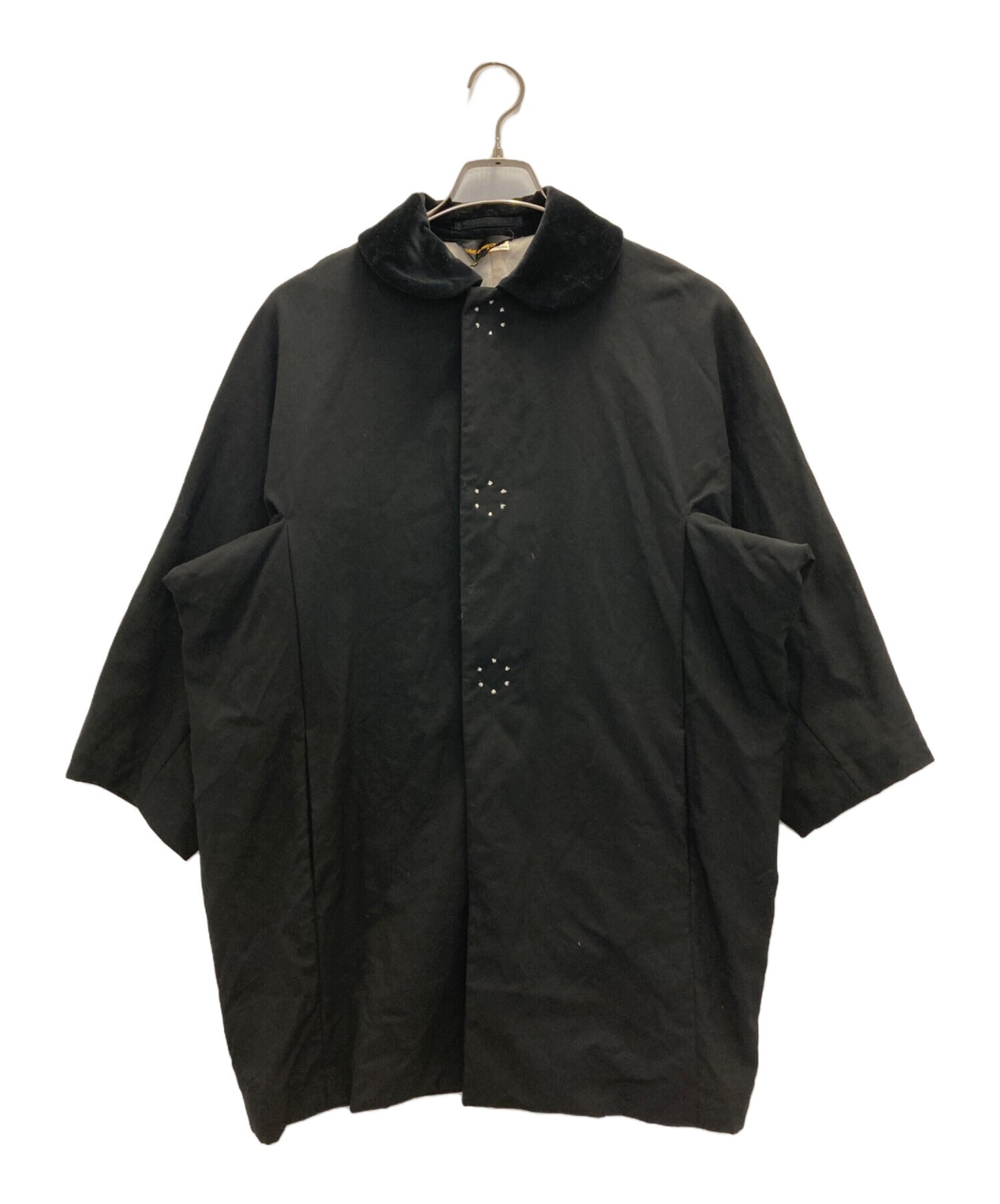 [Pre-owned] COMME des GARCONS Snap Button Round Collar Coat GF-C032