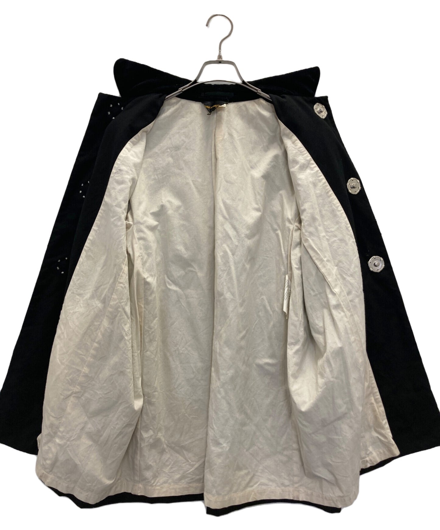 [Pre-owned] COMME des GARCONS Snap Button Round Collar Coat GF-C032