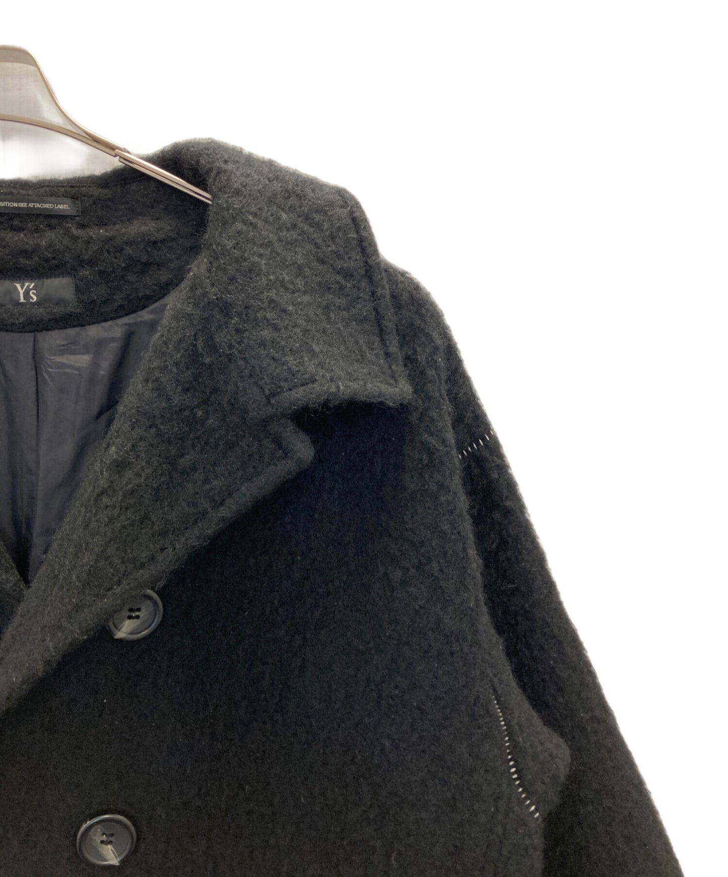 [Pre-owned] Y's Wool Double-Breasted Coat YR-C03-104