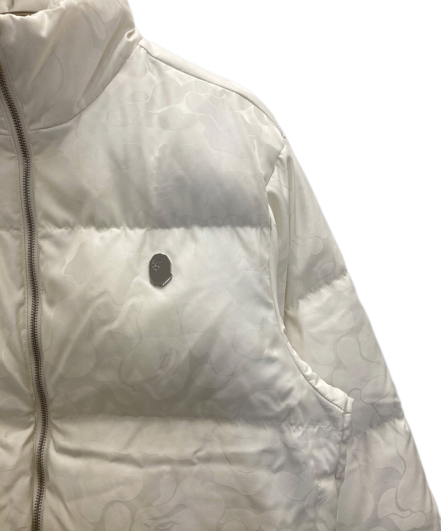 [Pre-owned] A BATHING APE TONAL SOLID CAMO PUFFER DOWN JACKET 001DNJ8010571