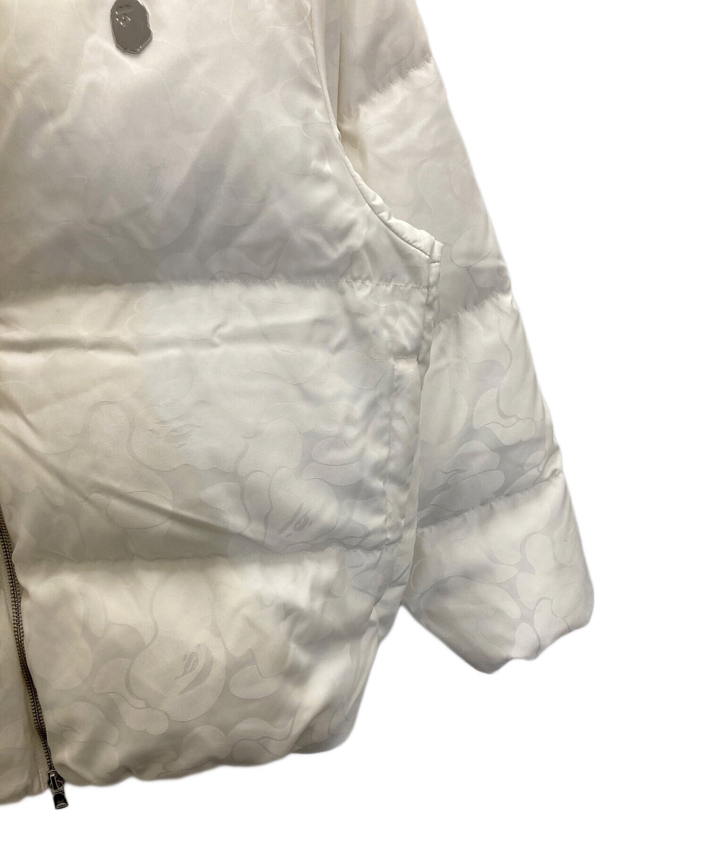 [Pre-owned] A BATHING APE TONAL SOLID CAMO PUFFER DOWN JACKET 001DNJ8010571