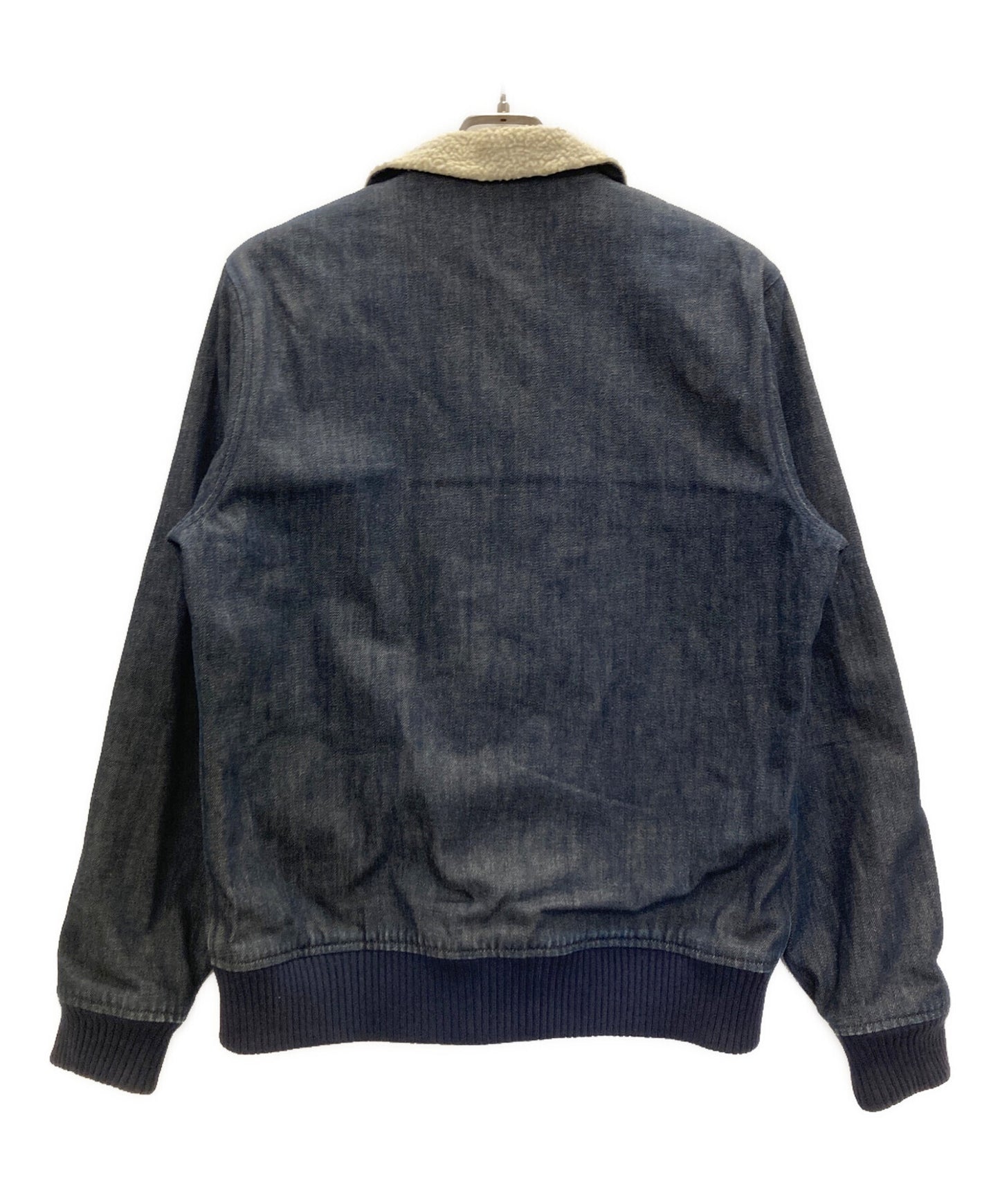 [Pre-owned] SUPREME 10AW Shearling Collar Denim Bomber Jacket