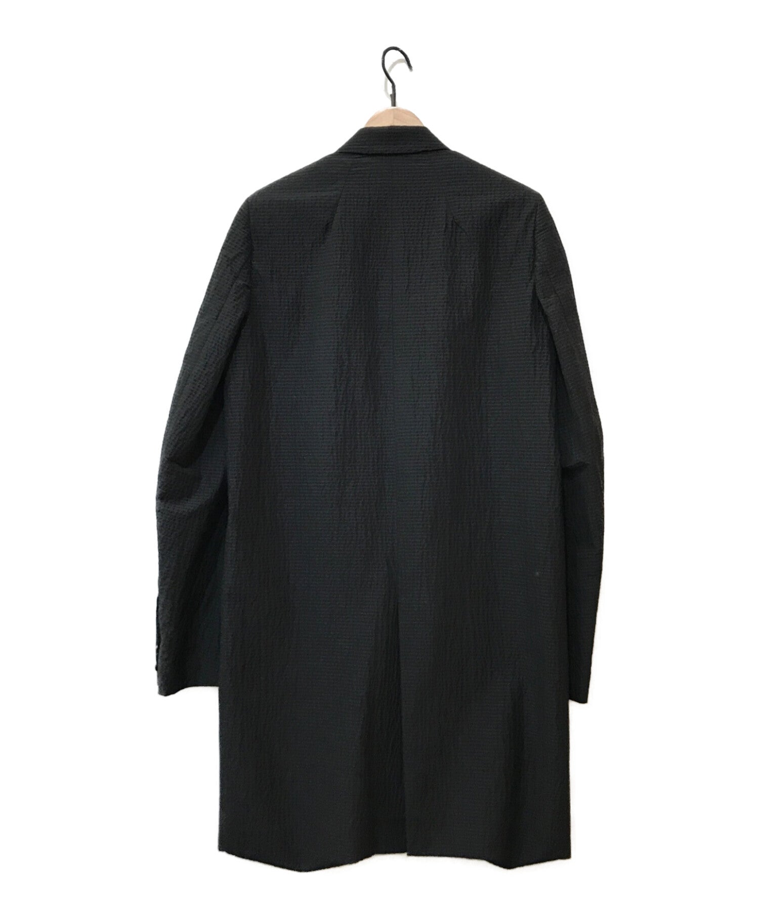 rick owensコート Pre-owned] RICK OWENS Textured single coat RU19S2954-WKR