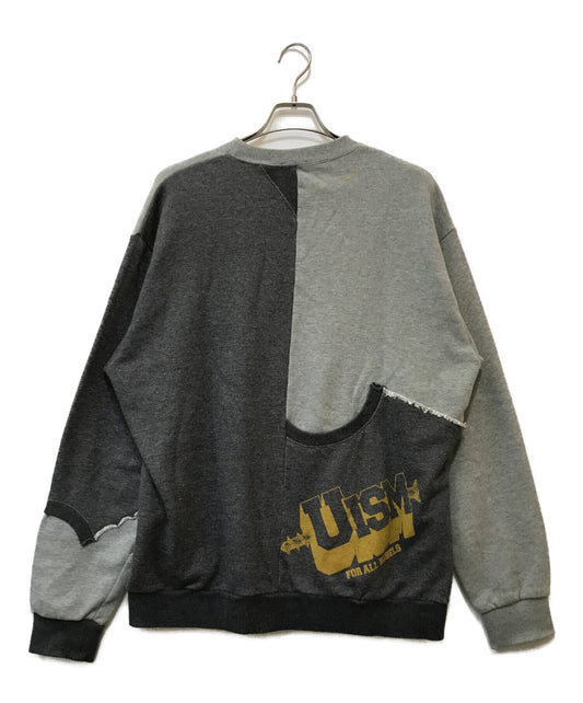 [Pre-owned] UNDERCOVERISM Reconstructed Patchwork Sweatshirt U11B4801