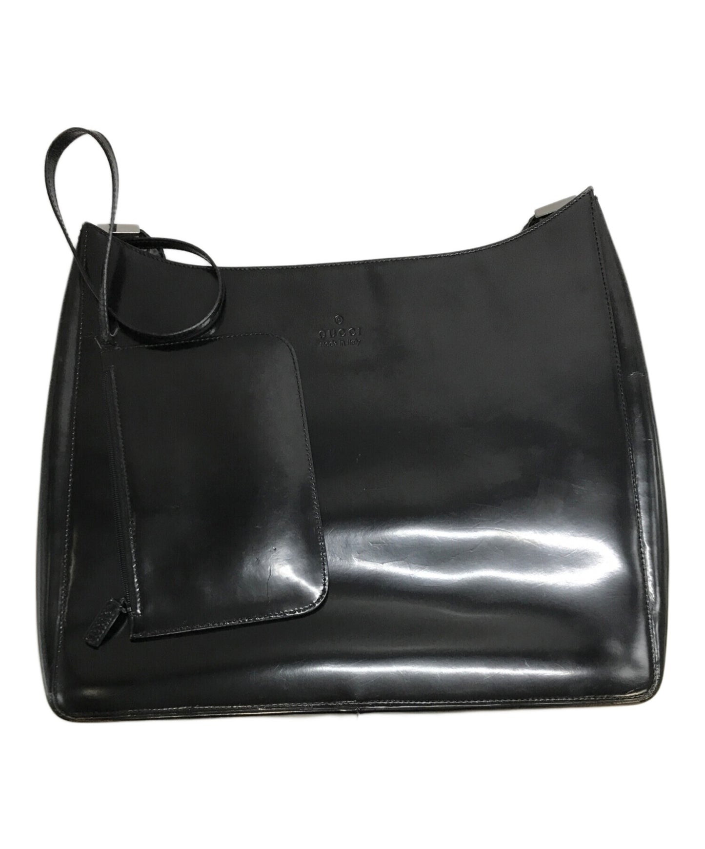 [Pre-owned] GUCCI Patent Leather Shoulder Bag 001-3267 001-3267