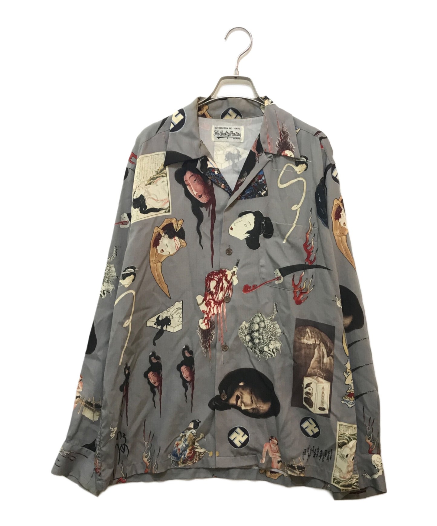 [Pre-owned] WACKO MARIA L/S HAWAIIAN SHIRT