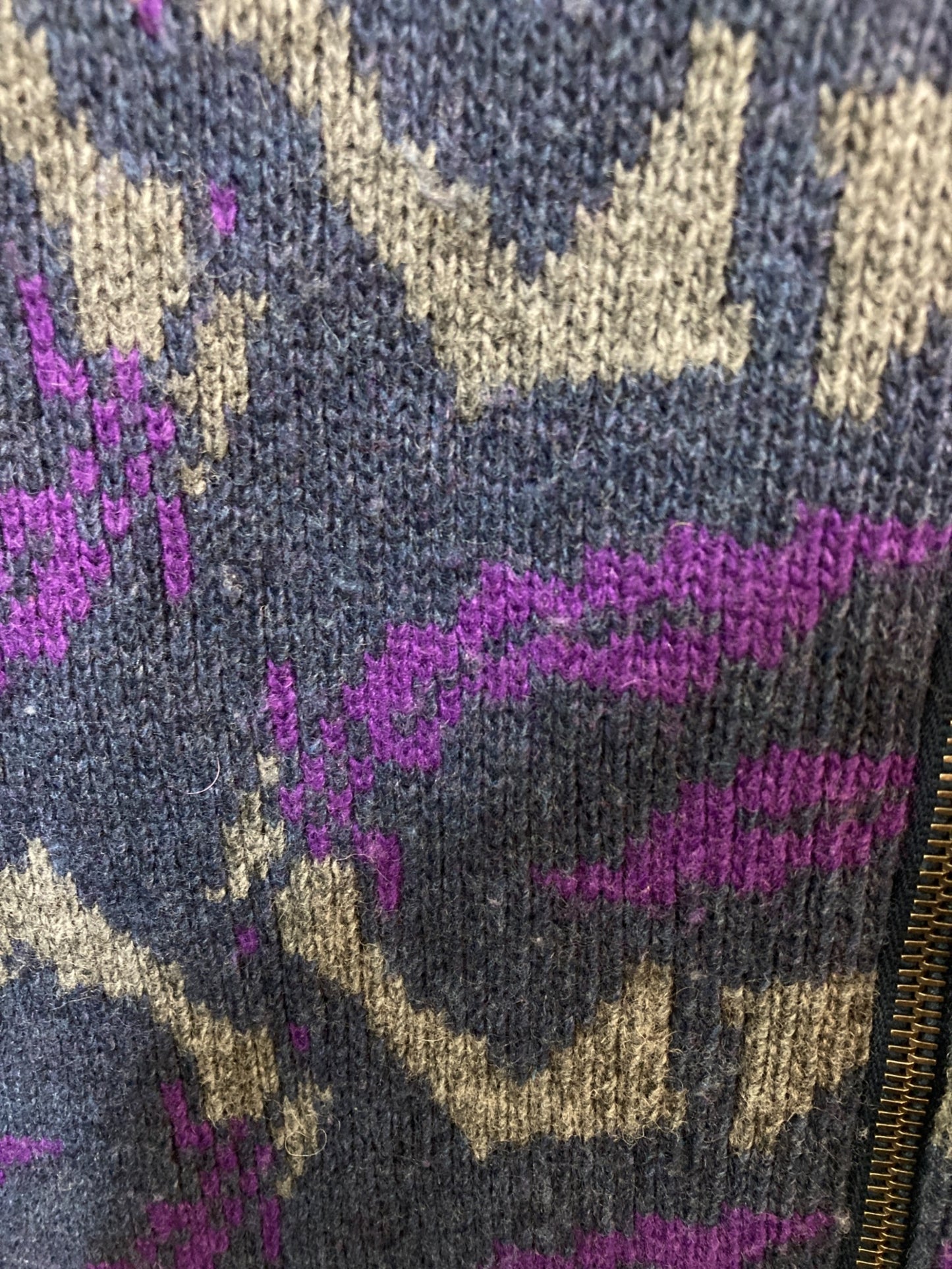 [Pre-owned] Vivienne Westwood ANGLOMANIA zip-up knit jacket