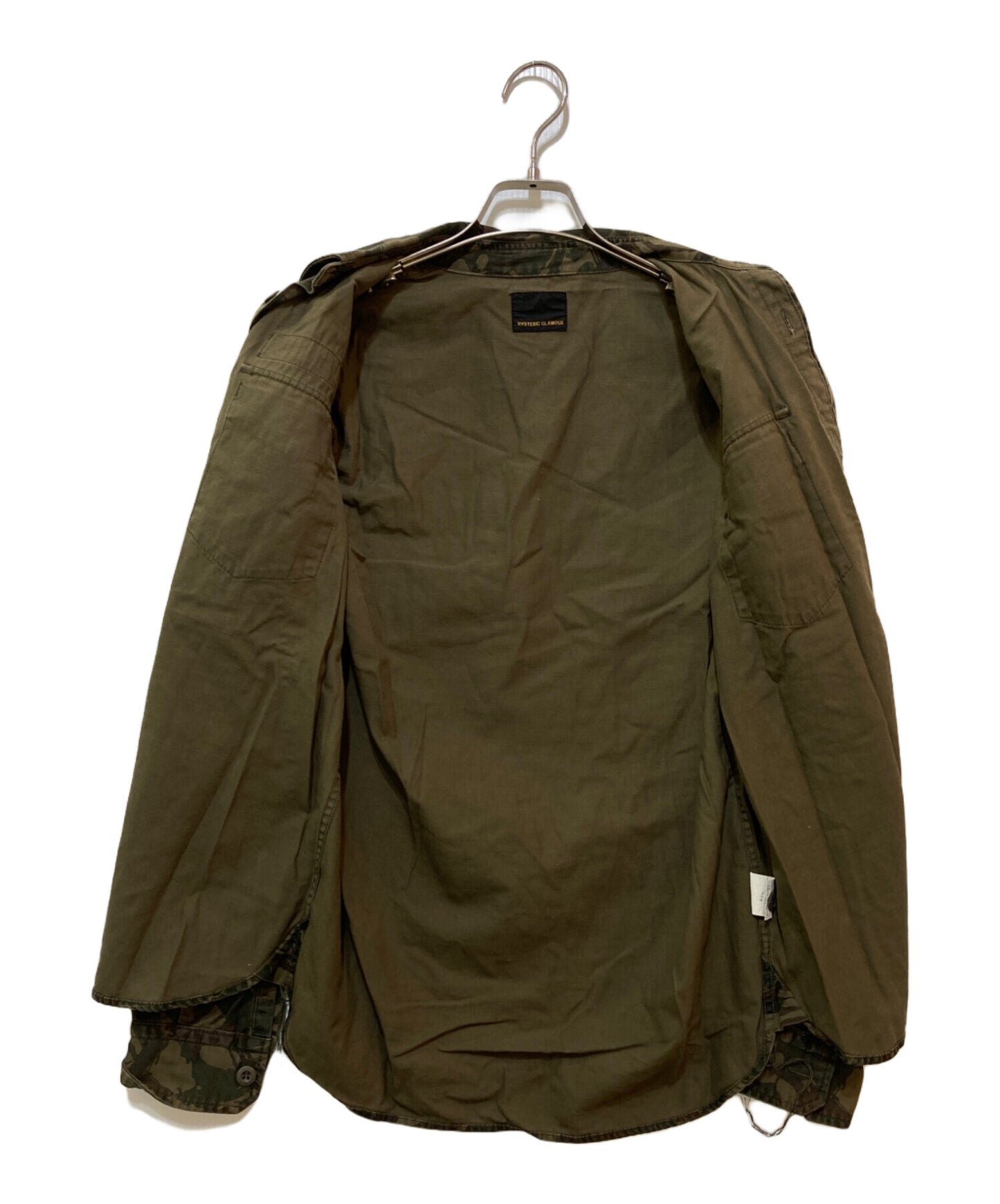 [Pre-owned] Hysteric Glamour Military shirt 0213AH08 0213AH08