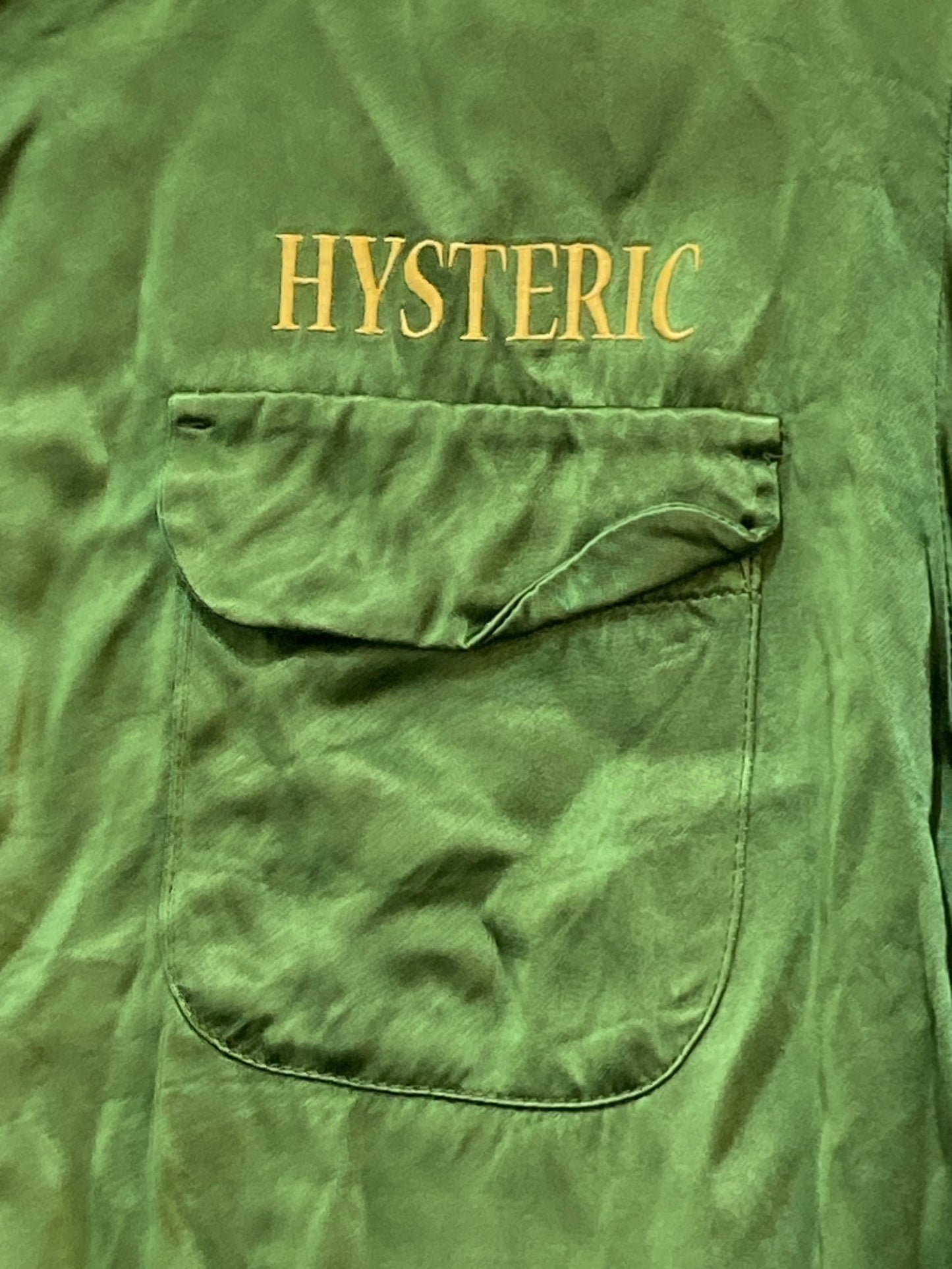 [Pre-owned] Hysteric Glamour BLACK PANTHER embroidered souvenir shirt 02241AH14 02241AH14