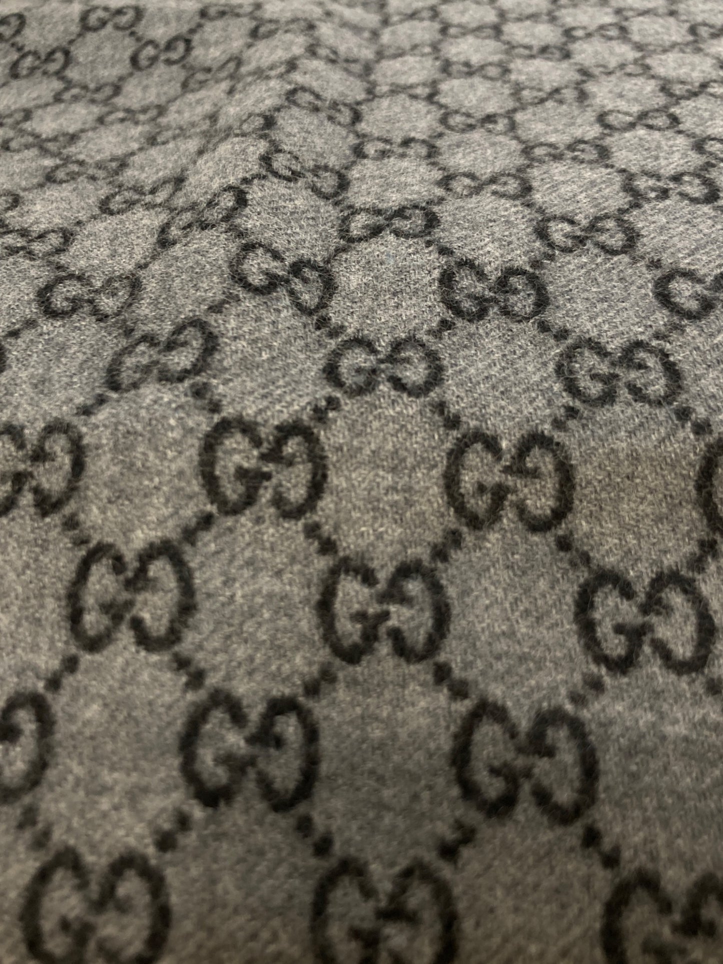 [Pre-owned] GUCCI GG Jacquard wool scarf 391246 391246