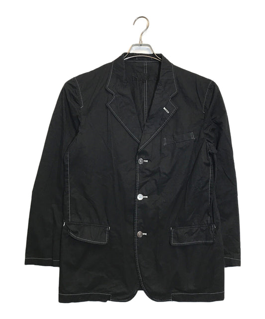 [Pre-owned] COMME des GARCONS HOMME Black Dyed 3B Jacket HF-J043