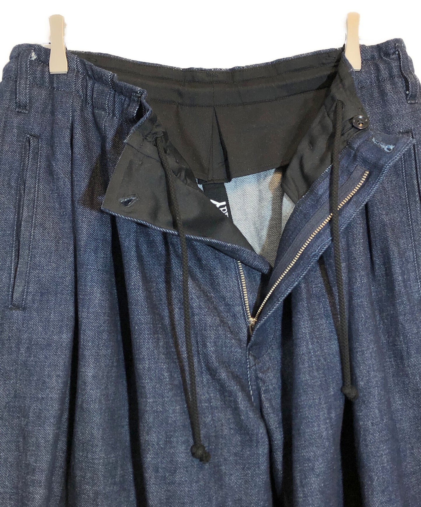 [Pre-owned] GROUND Y 12OZ DENIM BALLOON PANTS GO-P03-007