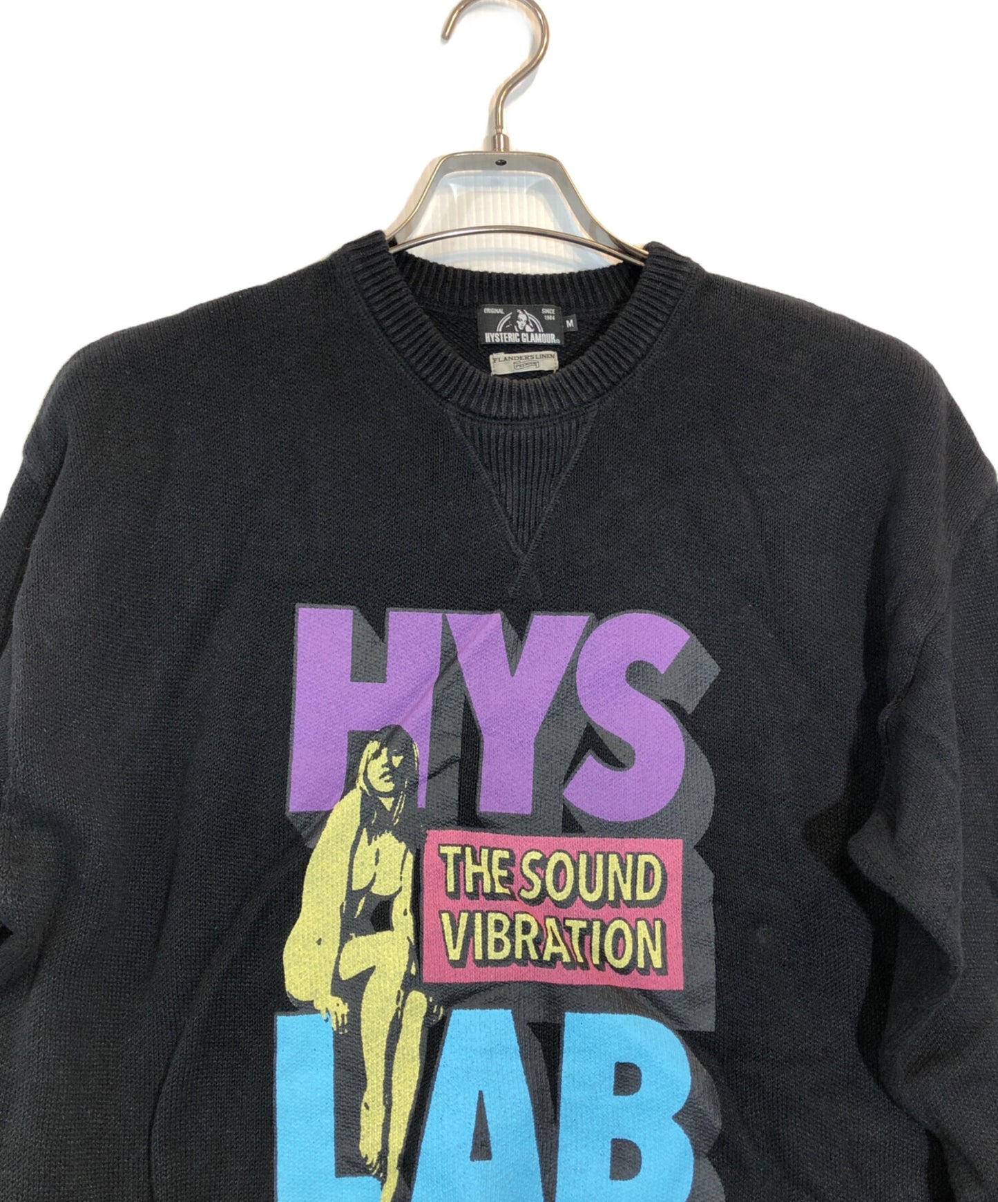 [Pre-owned] Hysteric Glamour Hiss Girl Design Knit / THE SOUND VIBRATION 02193NS02