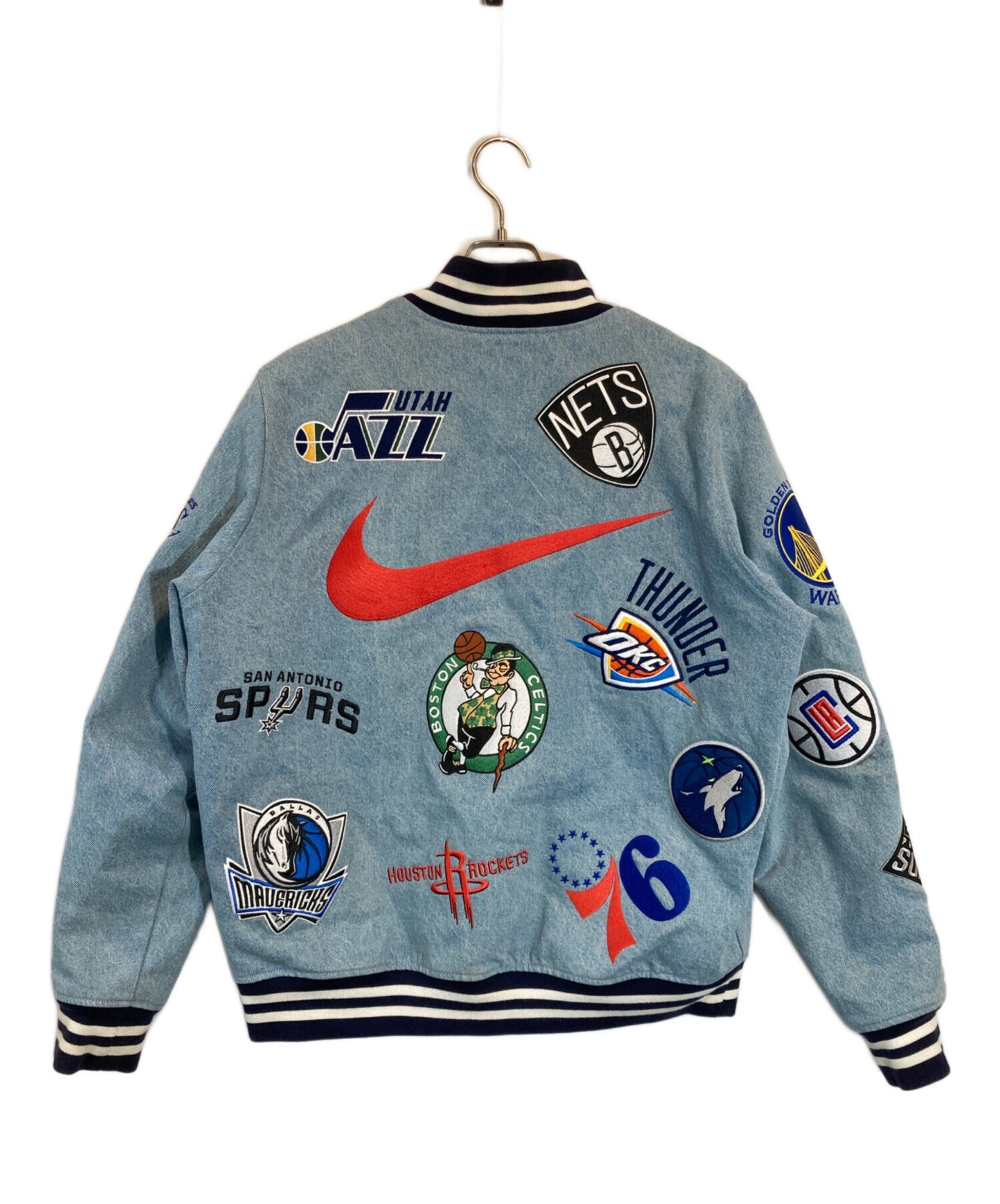 [Pre-owned] SUPREME NBA Denim Warm-Up Jacket AO3632-440