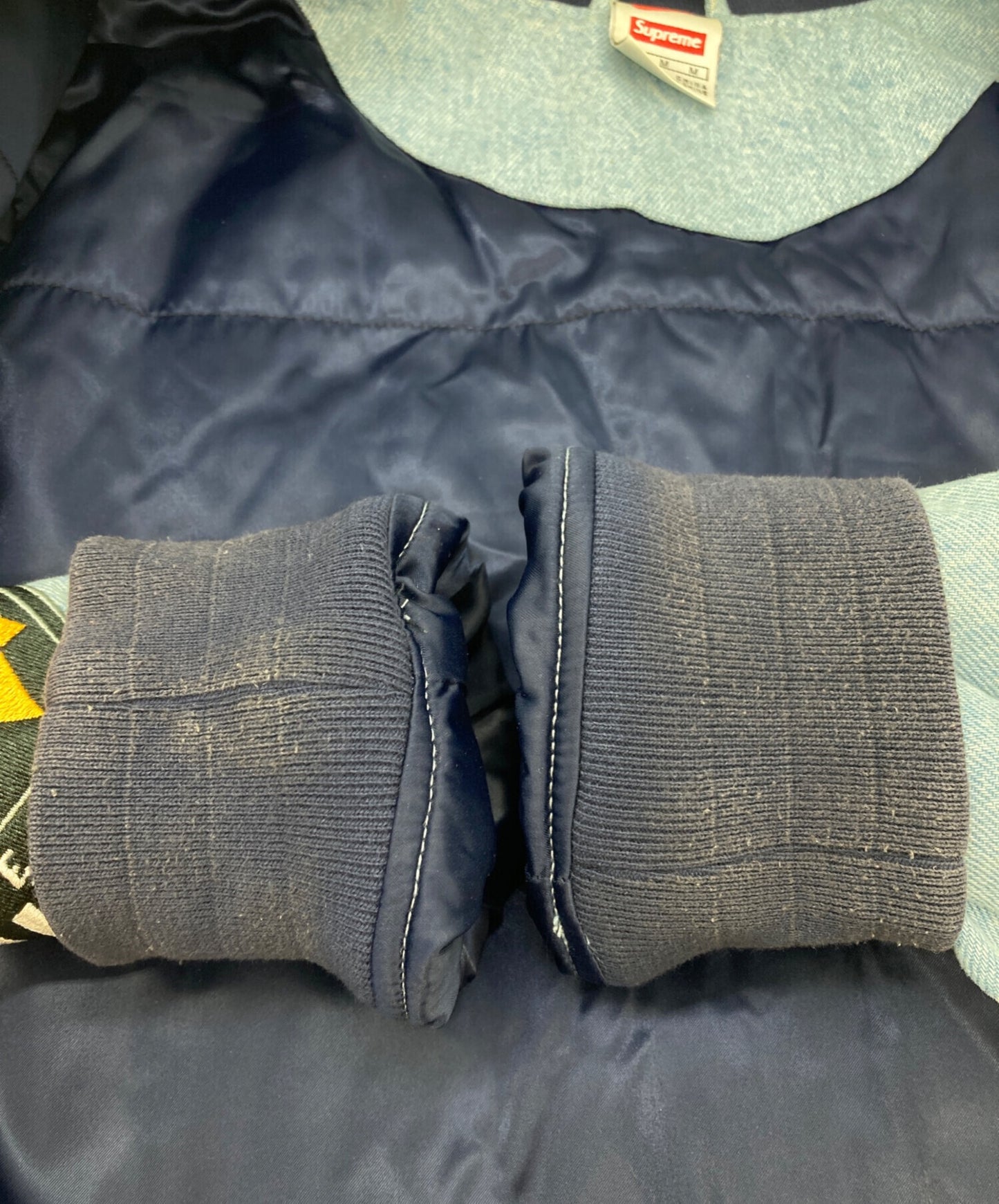 [Pre-owned] SUPREME NBA Denim Warm-Up Jacket AO3632-440