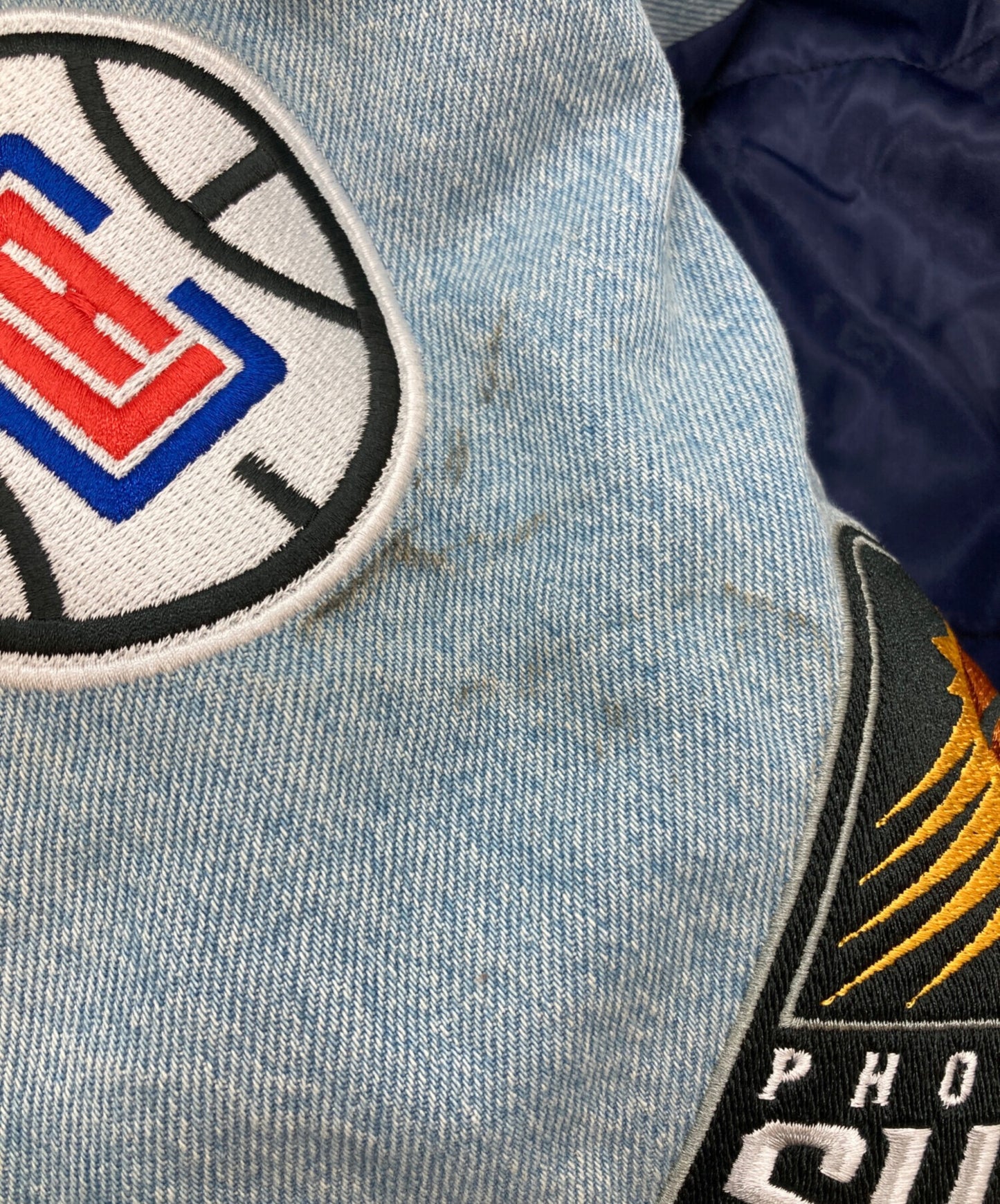 [Pre-owned] SUPREME NBA Denim Warm-Up Jacket AO3632-440