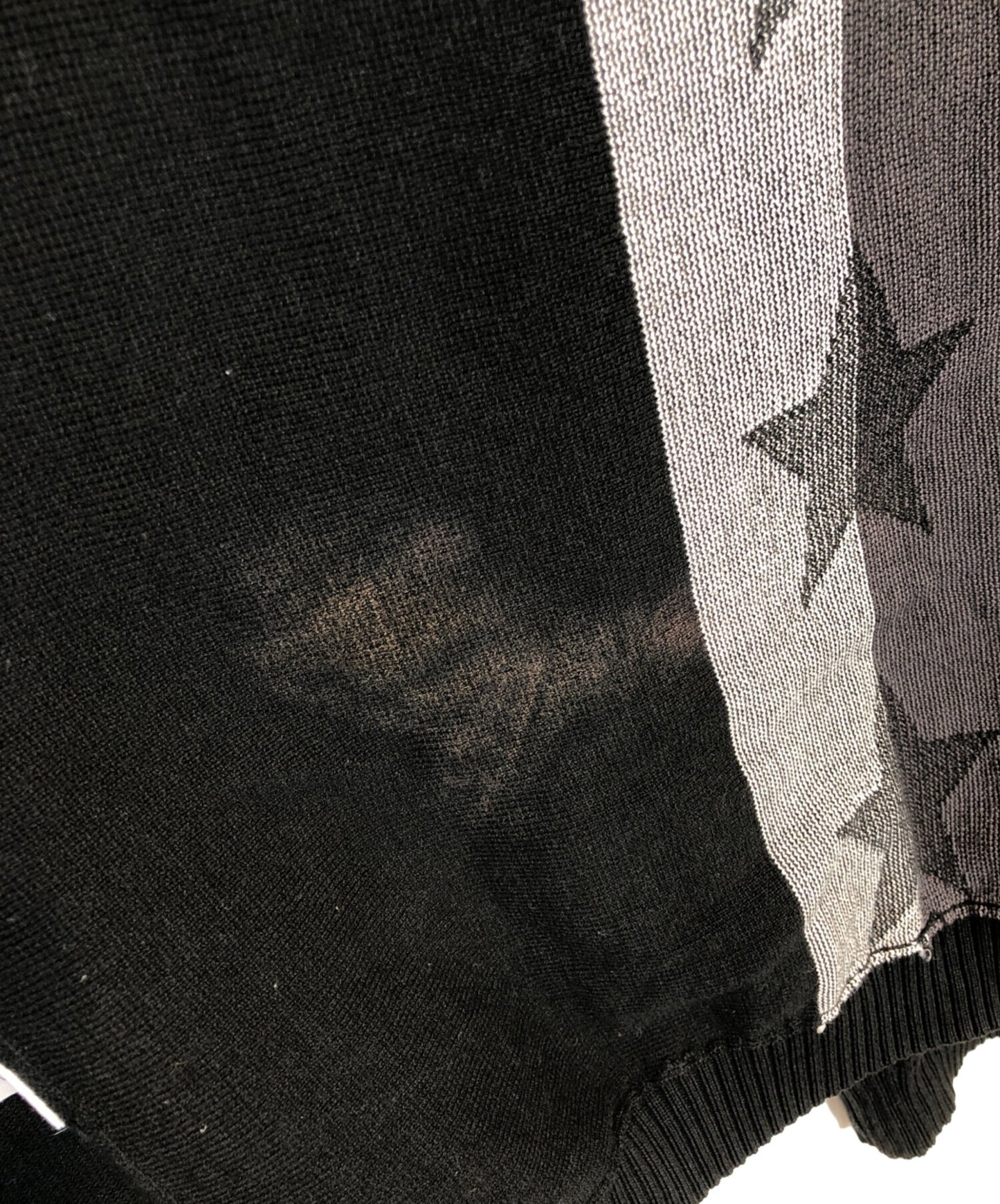 [Pre-owned] SUPREME Stars Zip Up Sweater Polo