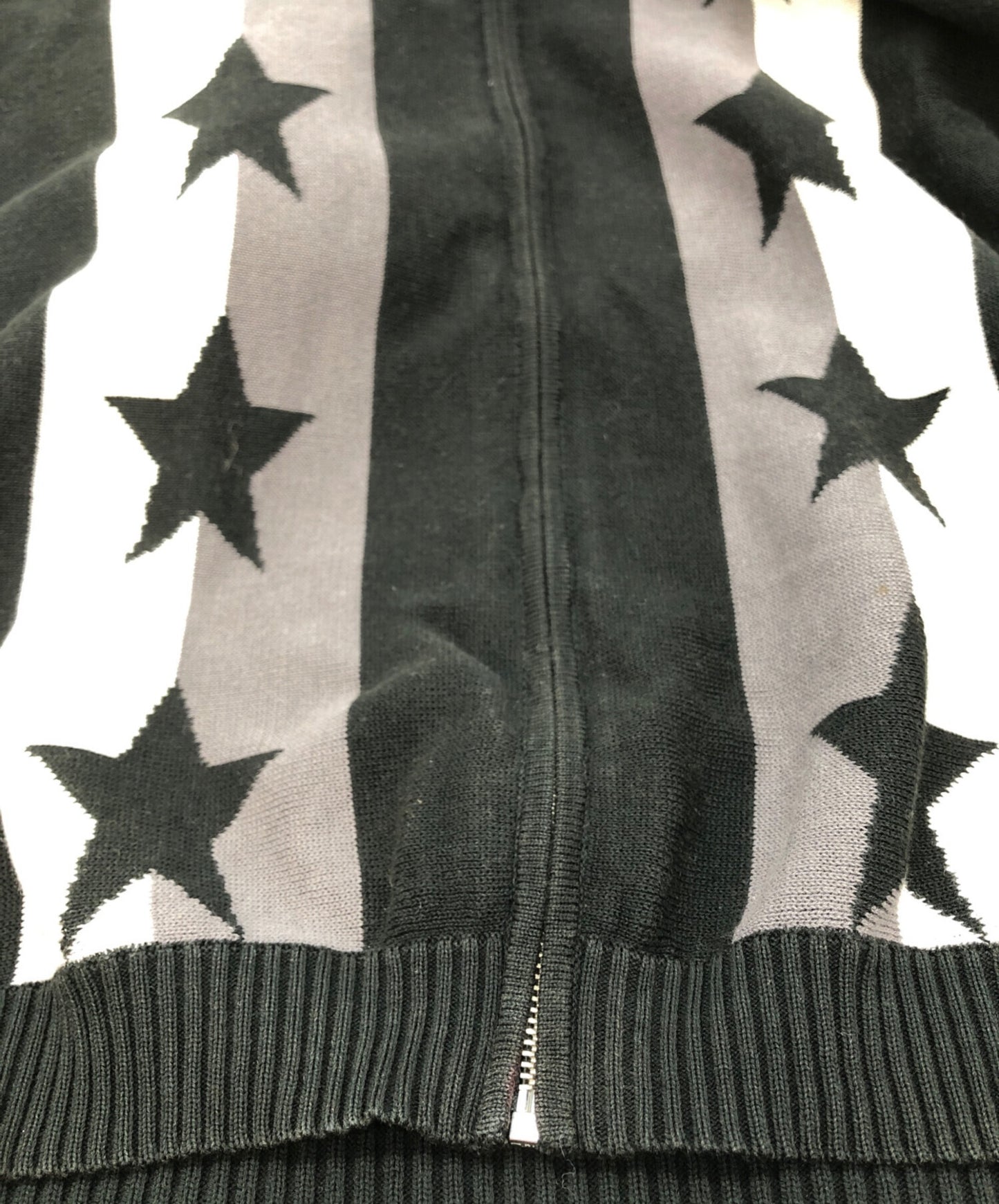 [Pre-owned] SUPREME Stars Zip Up Sweater Polo