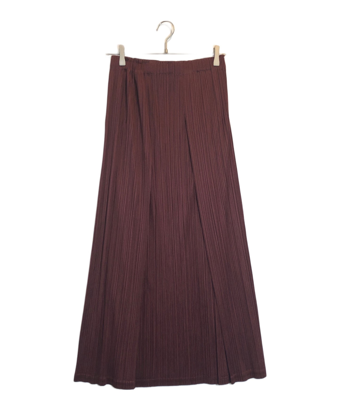 [Pre-owned] PLEATS PLEASE Pleated Tucked Flared Skirt PP023-JG225