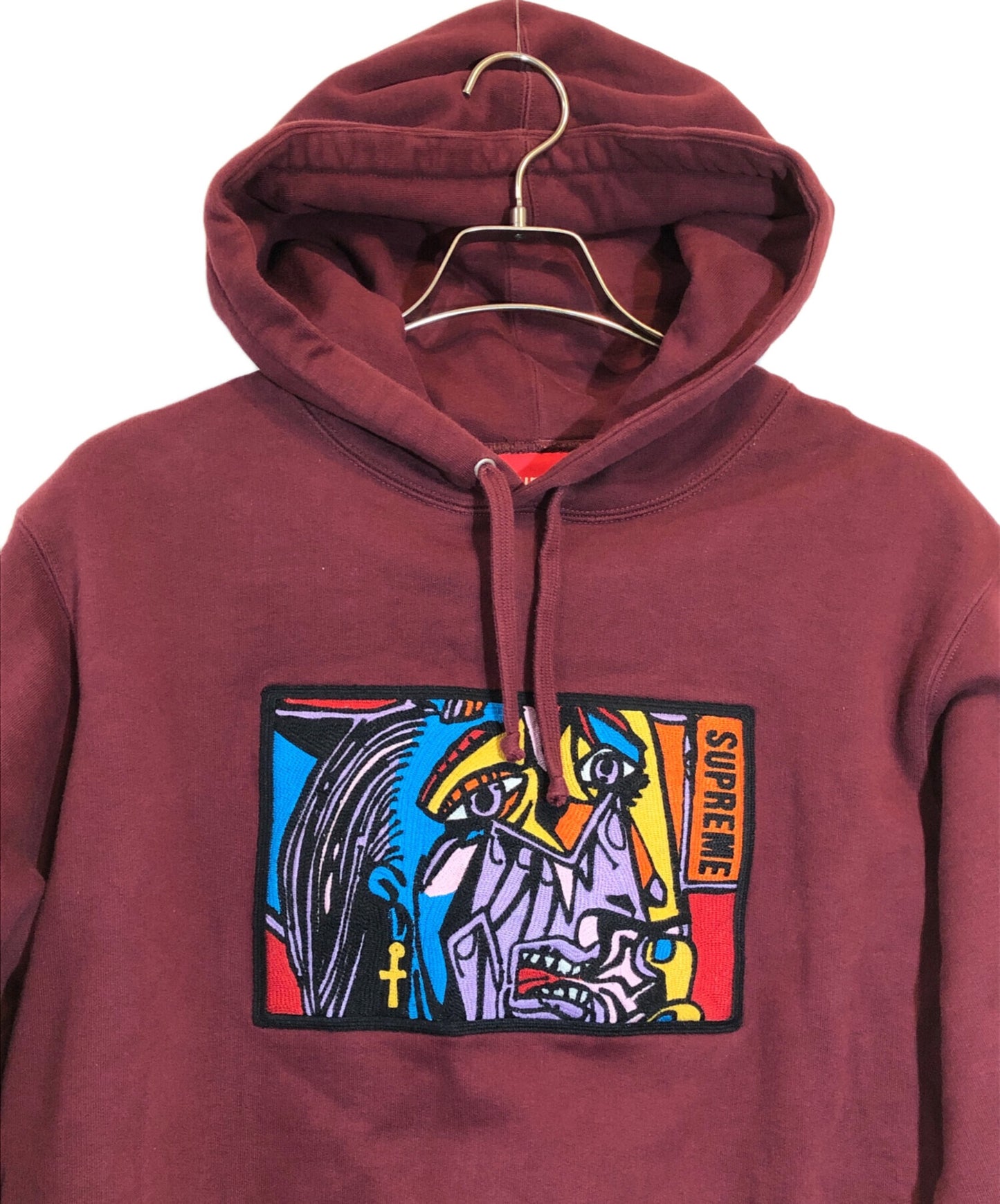 [Pre-owned] SUPREME CHAINSTITCH HOODED SWEATSHIRT