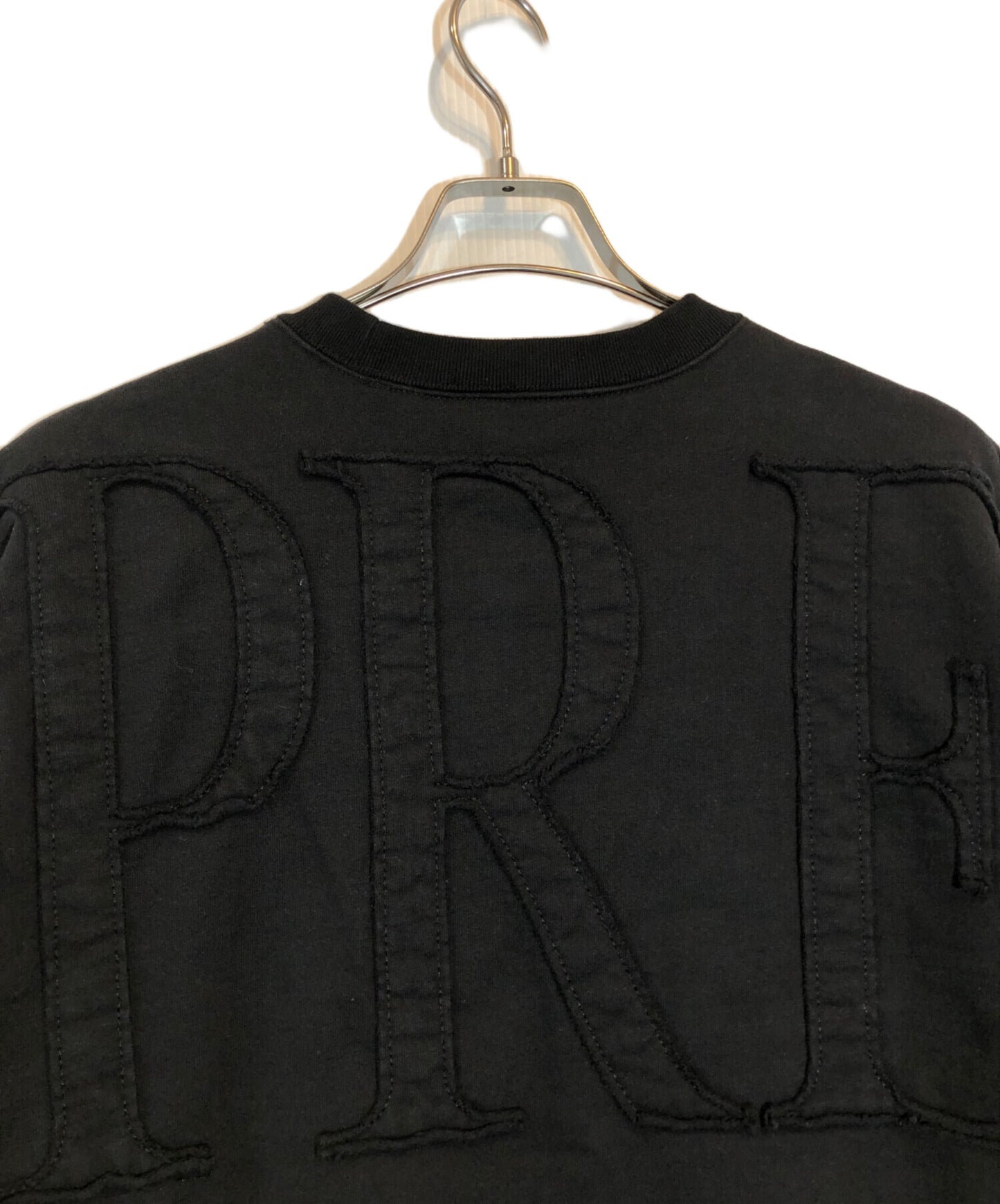 [Pre-owned] SUPREME TONAL APPLIQUE CREWNECK