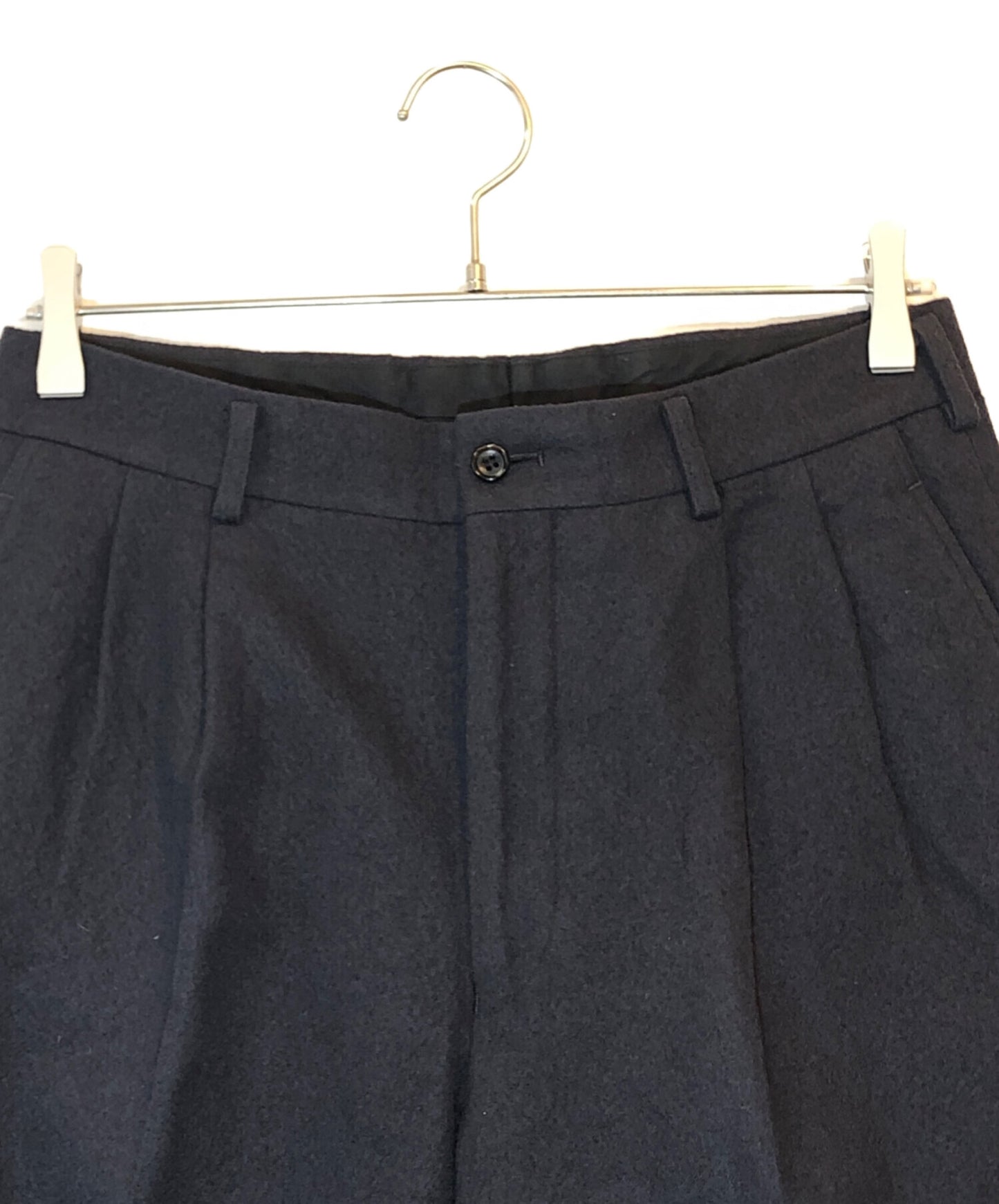 [Pre-owned] COMME des GARCONS HOMME Wool tuck pants HD-P023