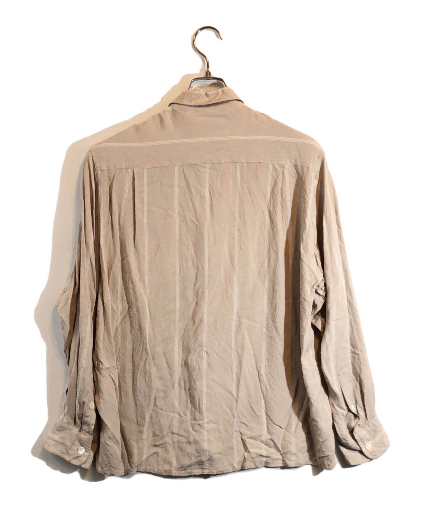 [Pre-owned] WACKO MARIA STRIPED OPEN COLLAR SHIRT