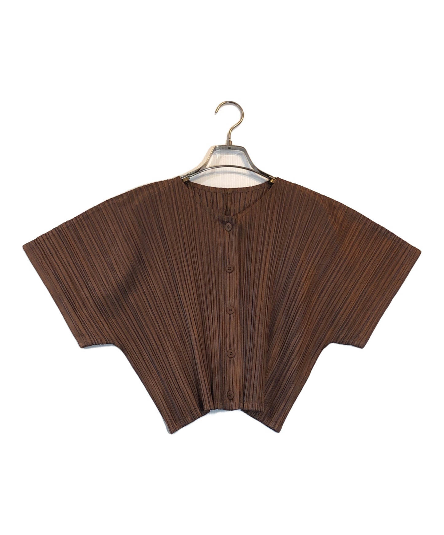 [Pre-owned] PLEATS PLEASE short-sleeved pleated shirt PP93-J0592