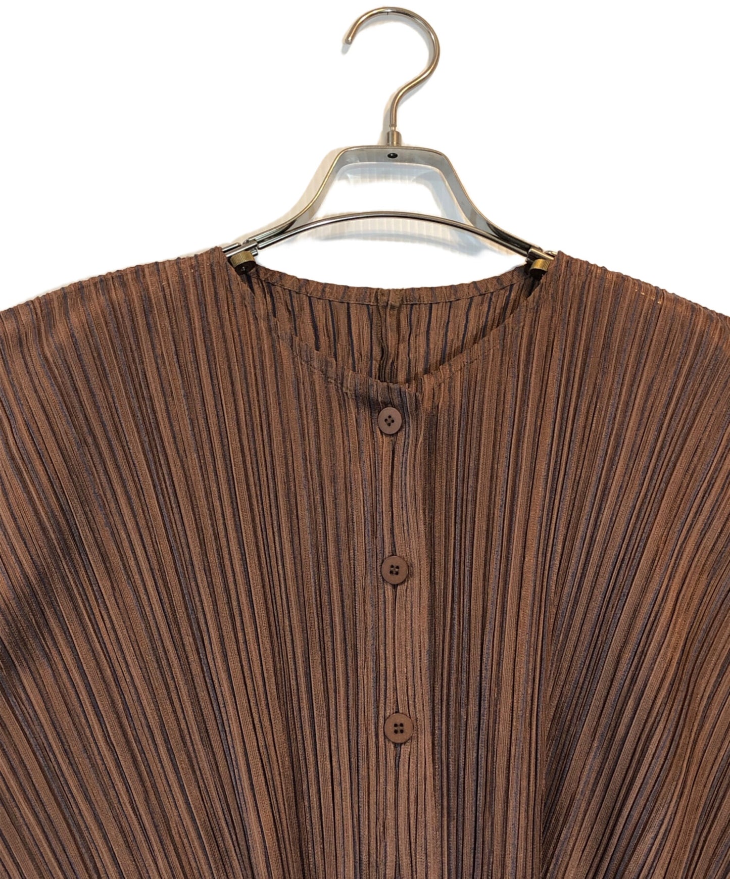 [Pre-owned] PLEATS PLEASE short-sleeved pleated shirt PP93-J0592