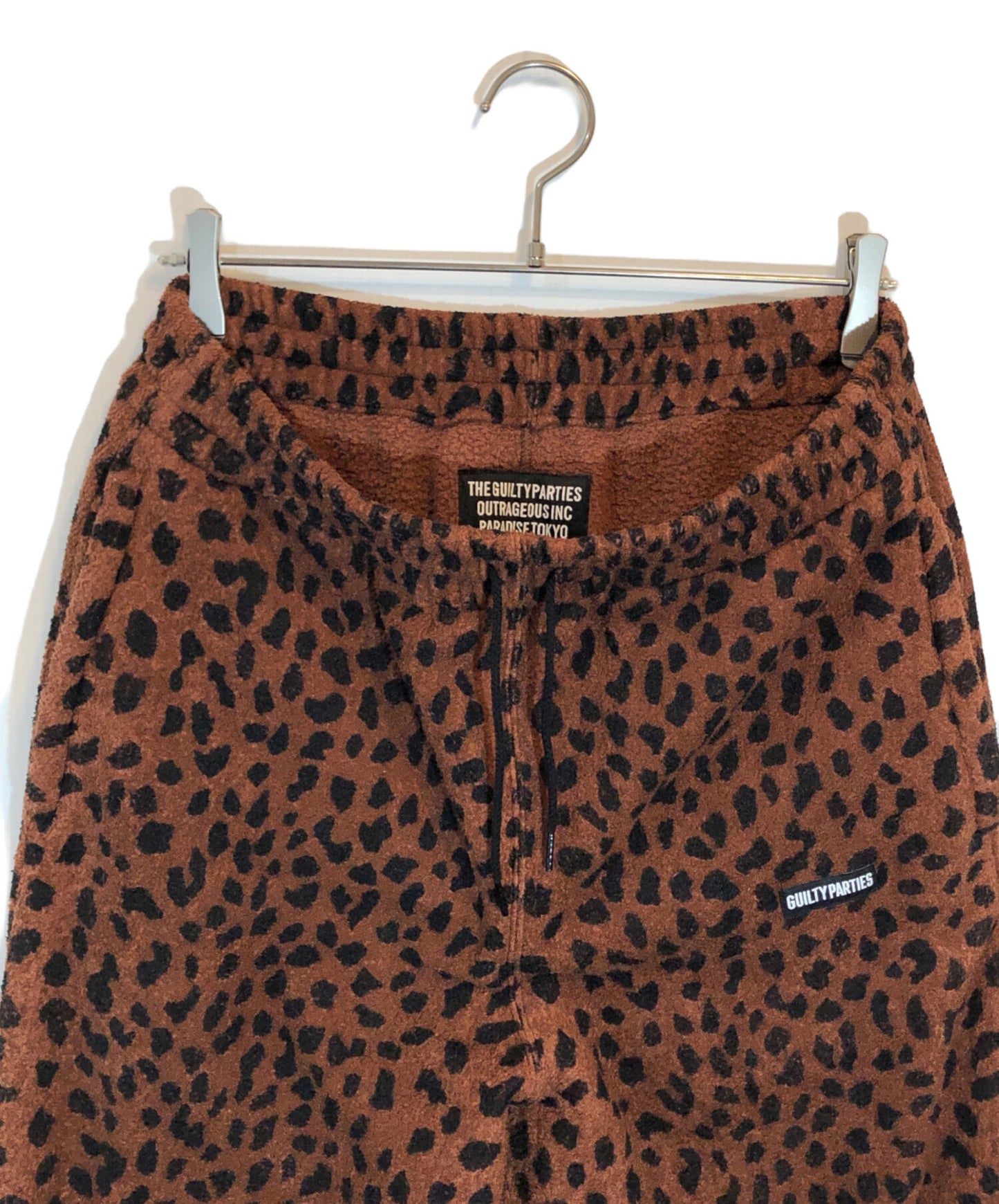 [Pre-owned] WACKO MARIA LEOPARD VELVET PANTS