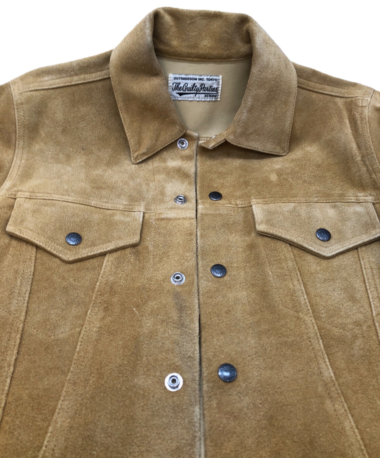 [Pre-owned] WACKO MARIA SUEDE TRUCKER