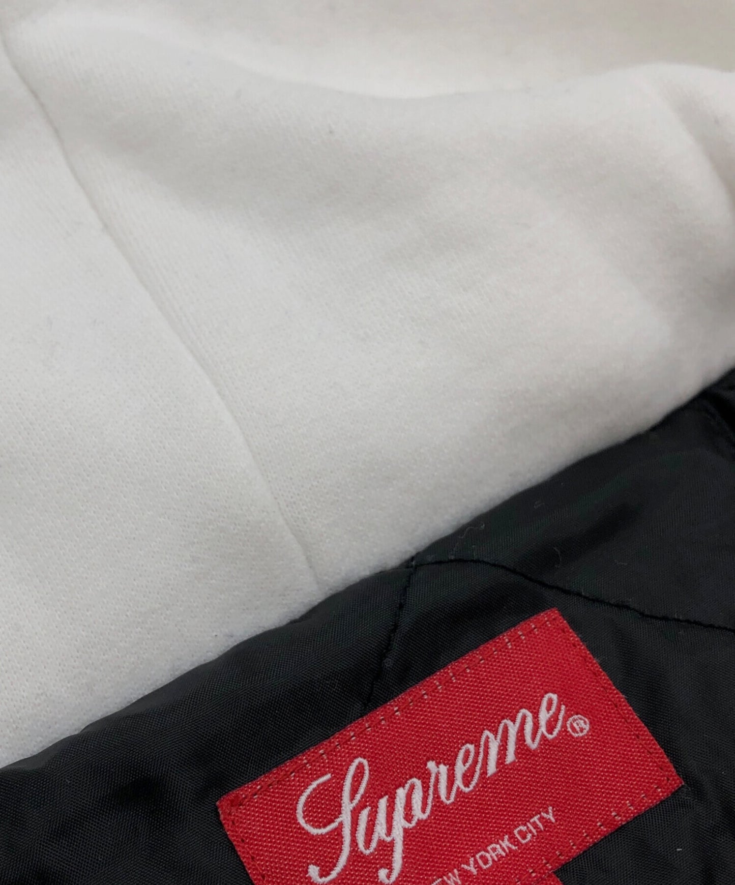 [Pre-owned] SUPREME Hooded Flannel Zip up Shirt