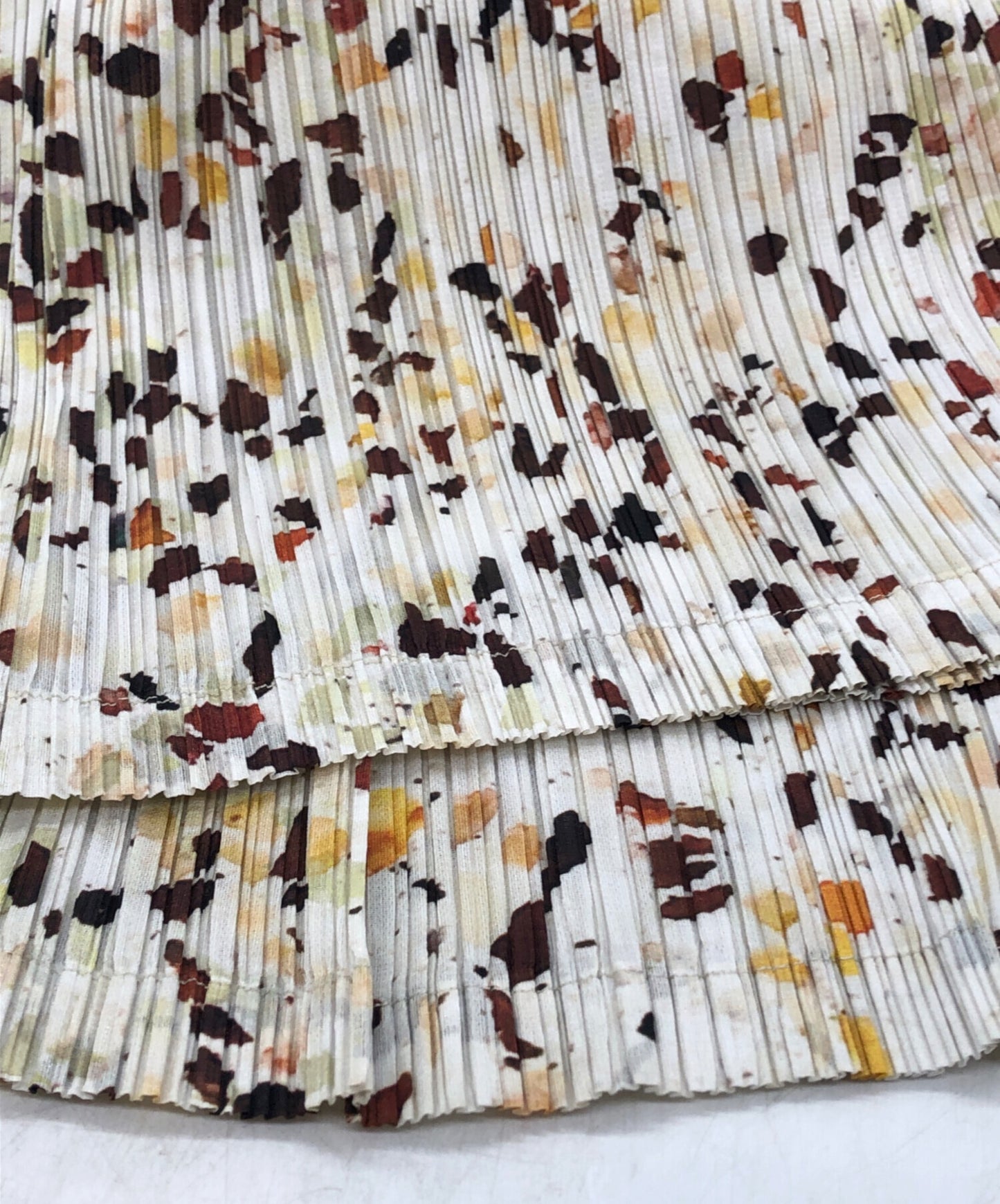 [Pre-owned] PLEATS PLEASE Pleated wide pants with all-over pattern PP01-JF224