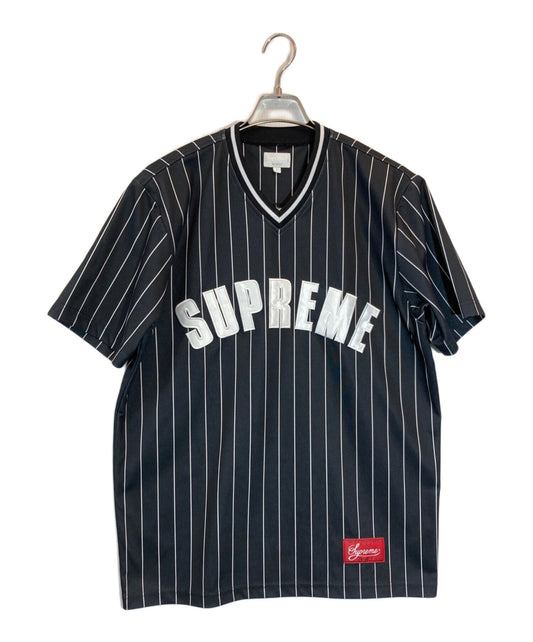 [Pre-owned] SUPREME Pinstripe Baseball Jersey
