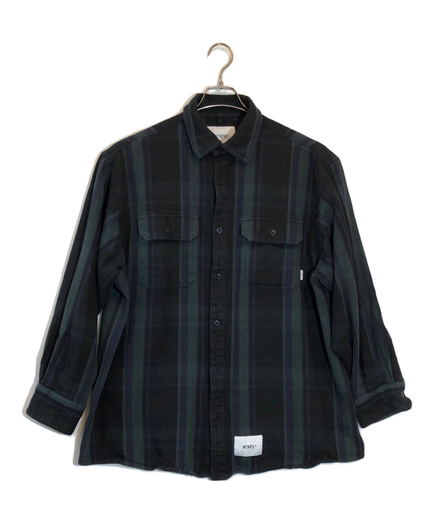 [Pre-owned] WTAPS DECK FLANNEL TEXTILE Shirt 212TQDT-SHM05