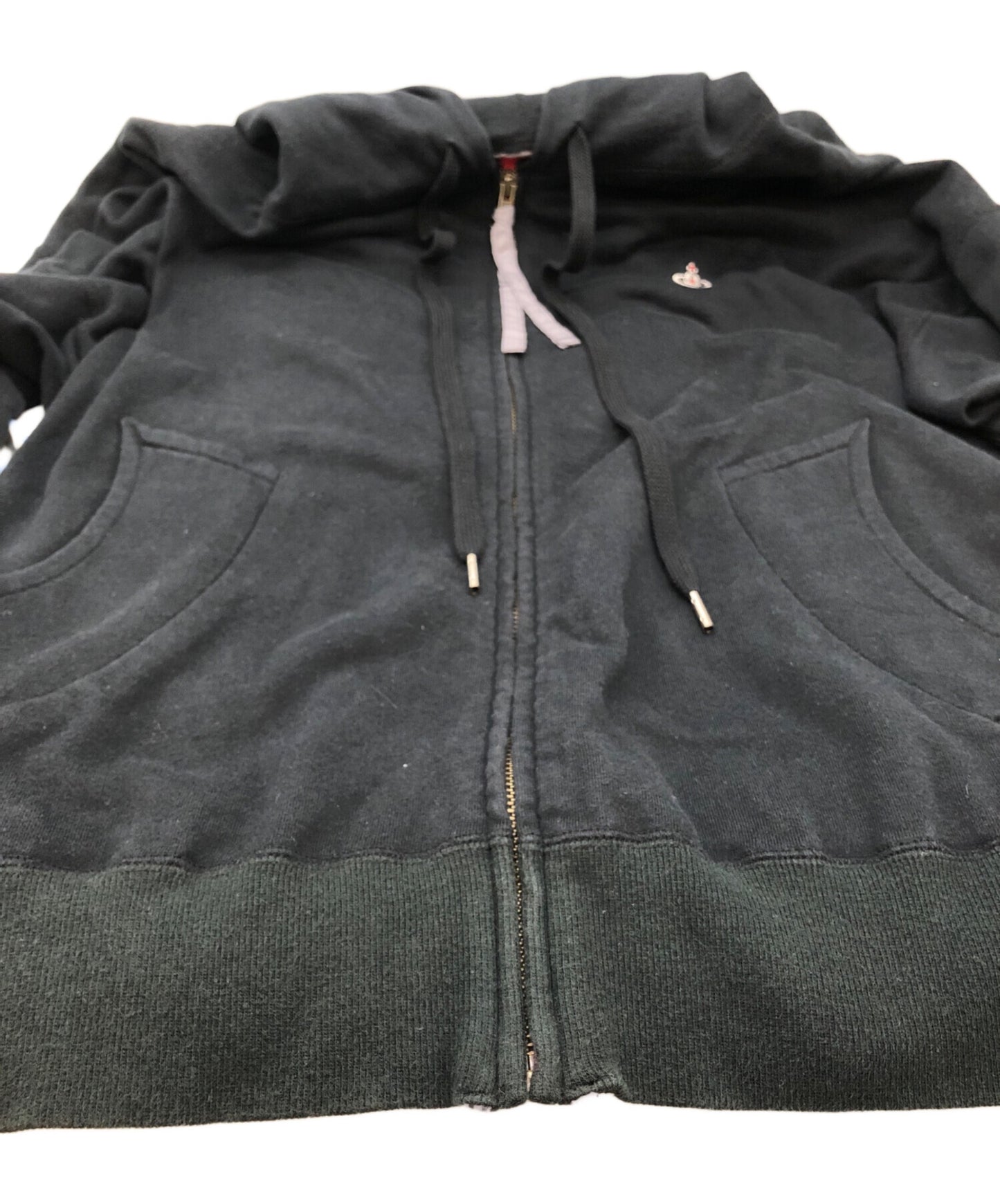 [Pre-owned] Vivienne Westwood RED LABEL Transforming Orb Embroidery Zip Hoodie 16-12-301040