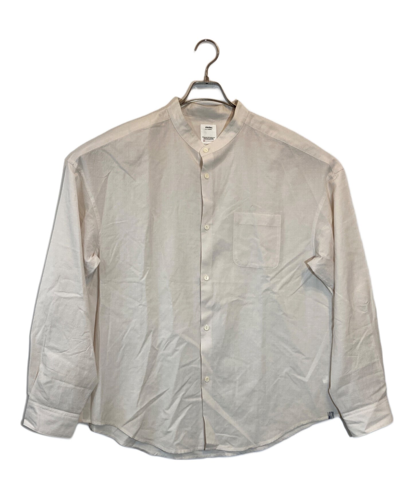 [Pre-owned] VISVIM band-collar shirt 0122105011004