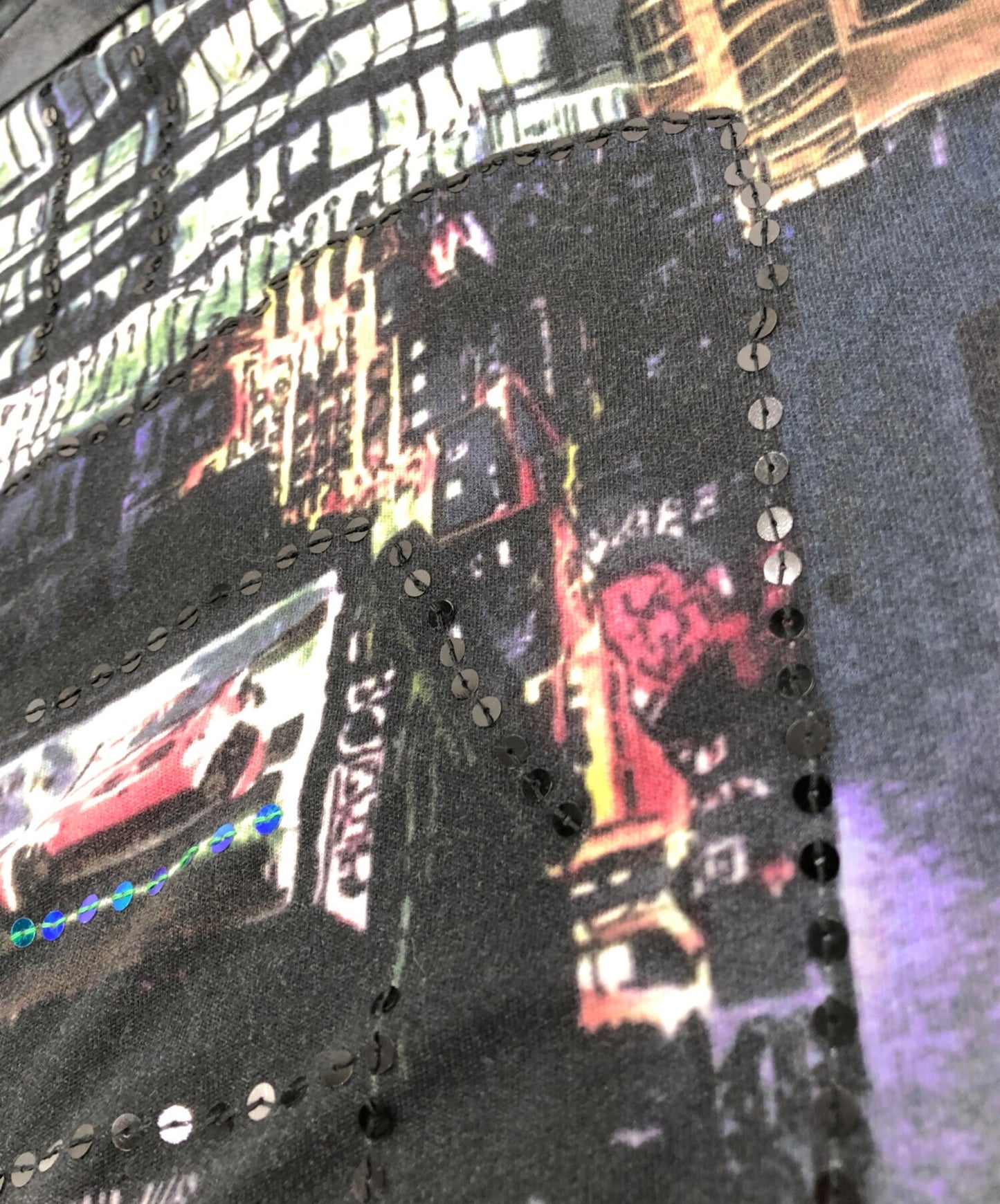 [Pre-owned] SUPREME SKYLINE SEQUIN L/S TOP